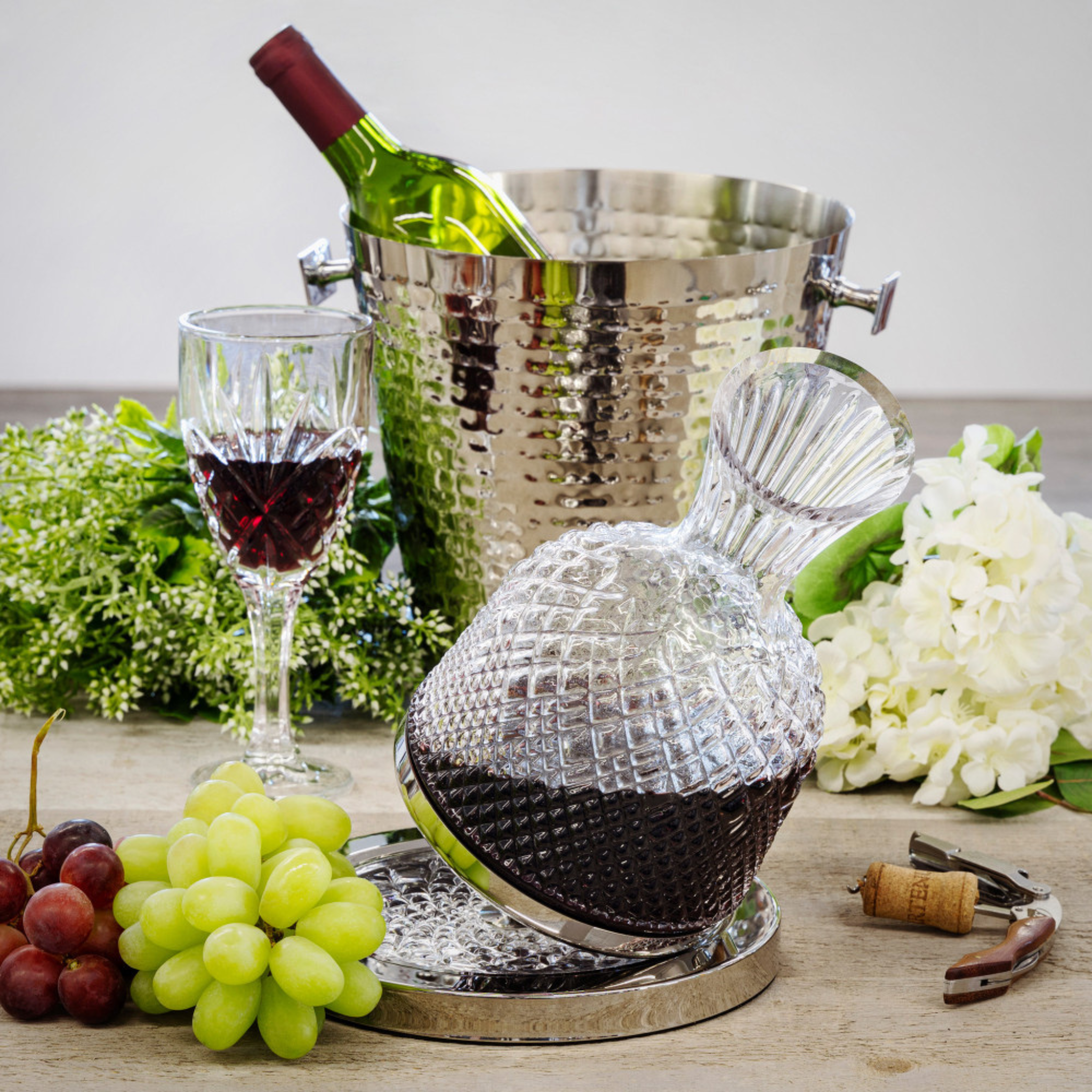 Carafe en cristal tournante 1.2L