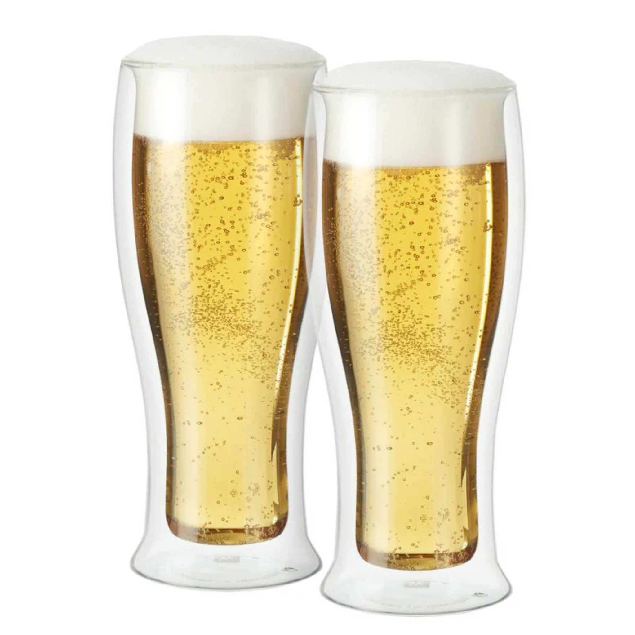 Ensemble de 2 verres à bière à double paroi 400 ml - Oggi
