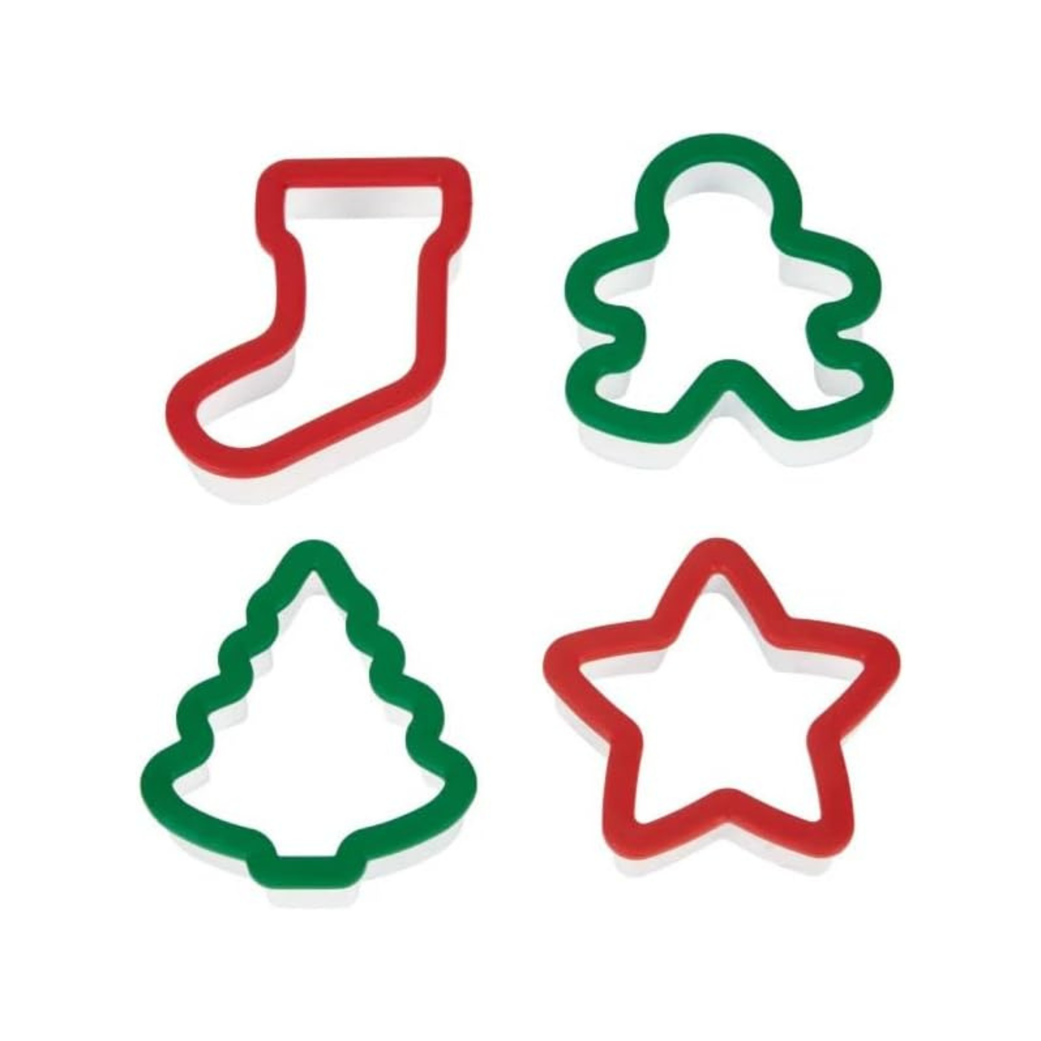 Ensemble de 4 emporte-pièces de Noël - Wilton