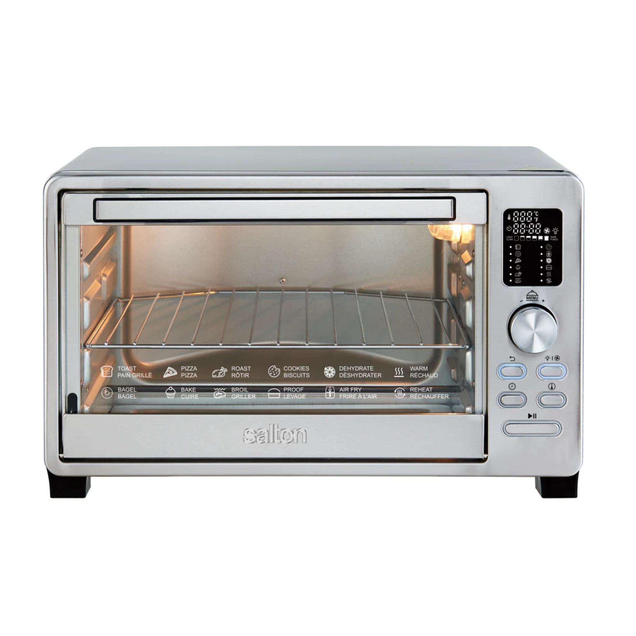 Four grille-pain numérique à convection avec friteuse à air 23L – Salton