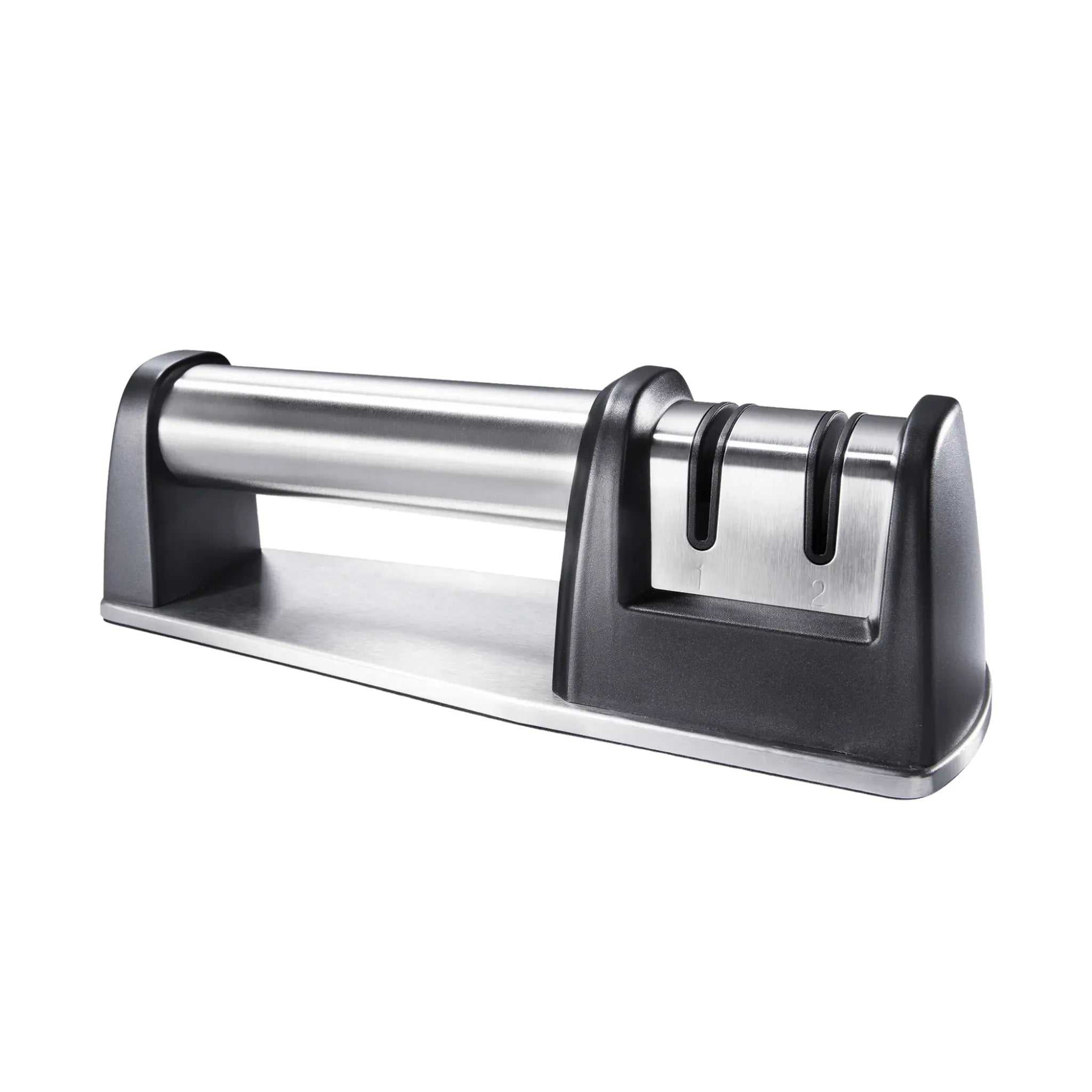 Aiguiseur de couteaux à 2 étapes Damashiro® avec meule diamantée et céramique, pieds antidérapants pour stabilité et sécurité