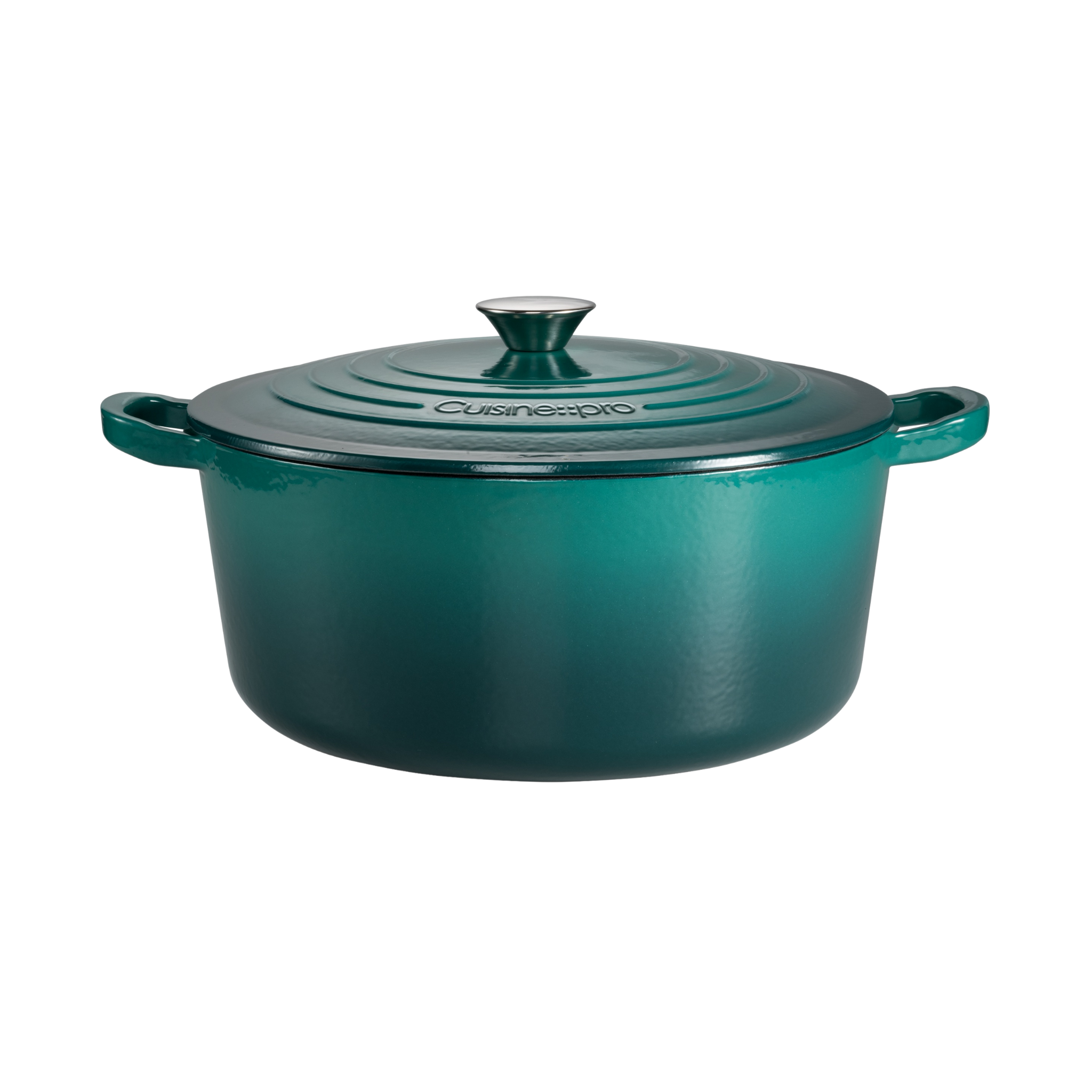 Cocotte ronde en fonte sarcelle LE CONNOISSEUR™ 6,3 L - Cuisine::pro®