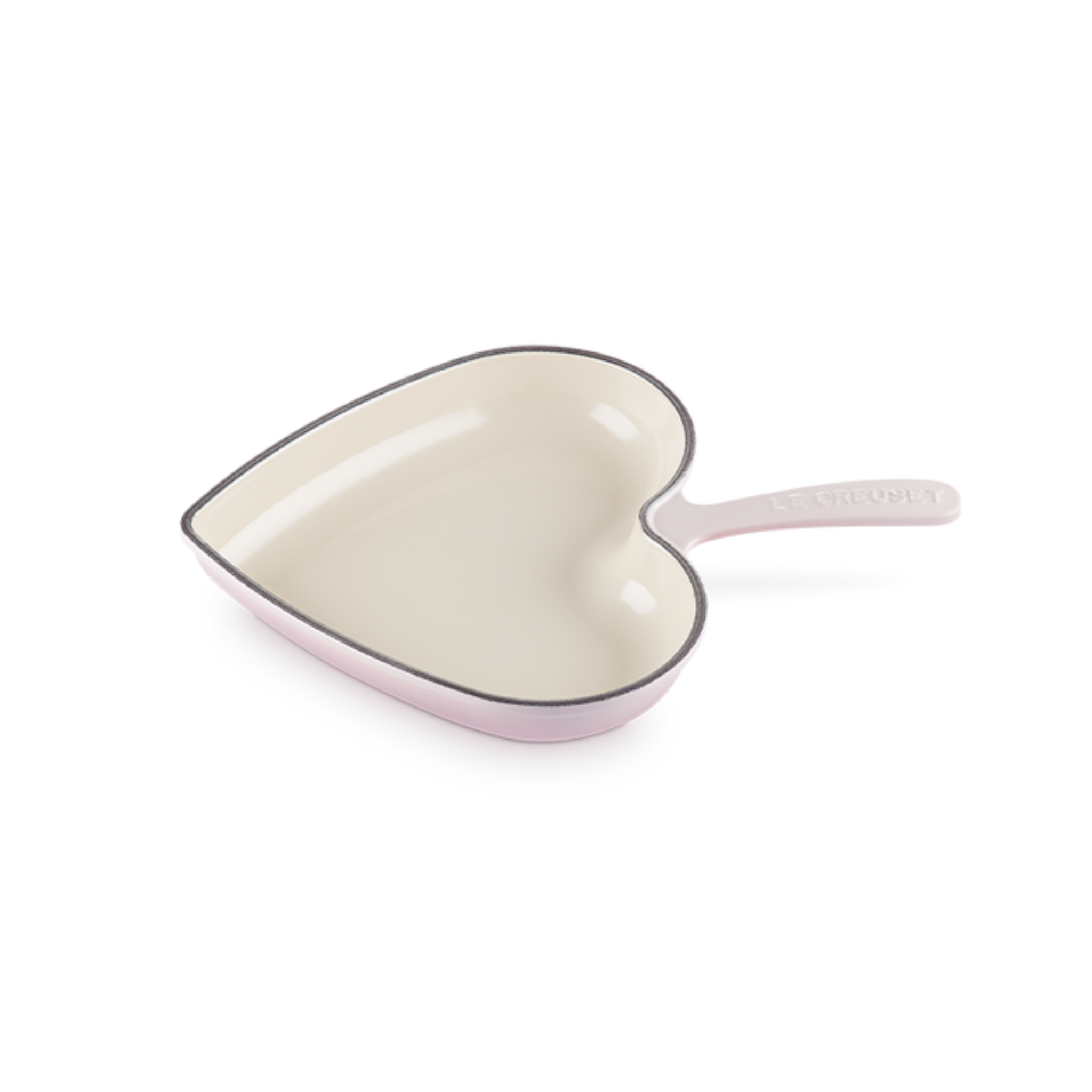 Poêle en cœur Shell Pink 26cm - Le Creuset