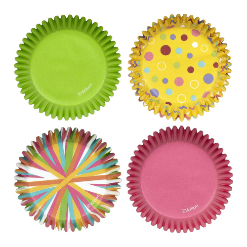 Ensemble de 150 moules à muffins Pois/Rayures - Wilton