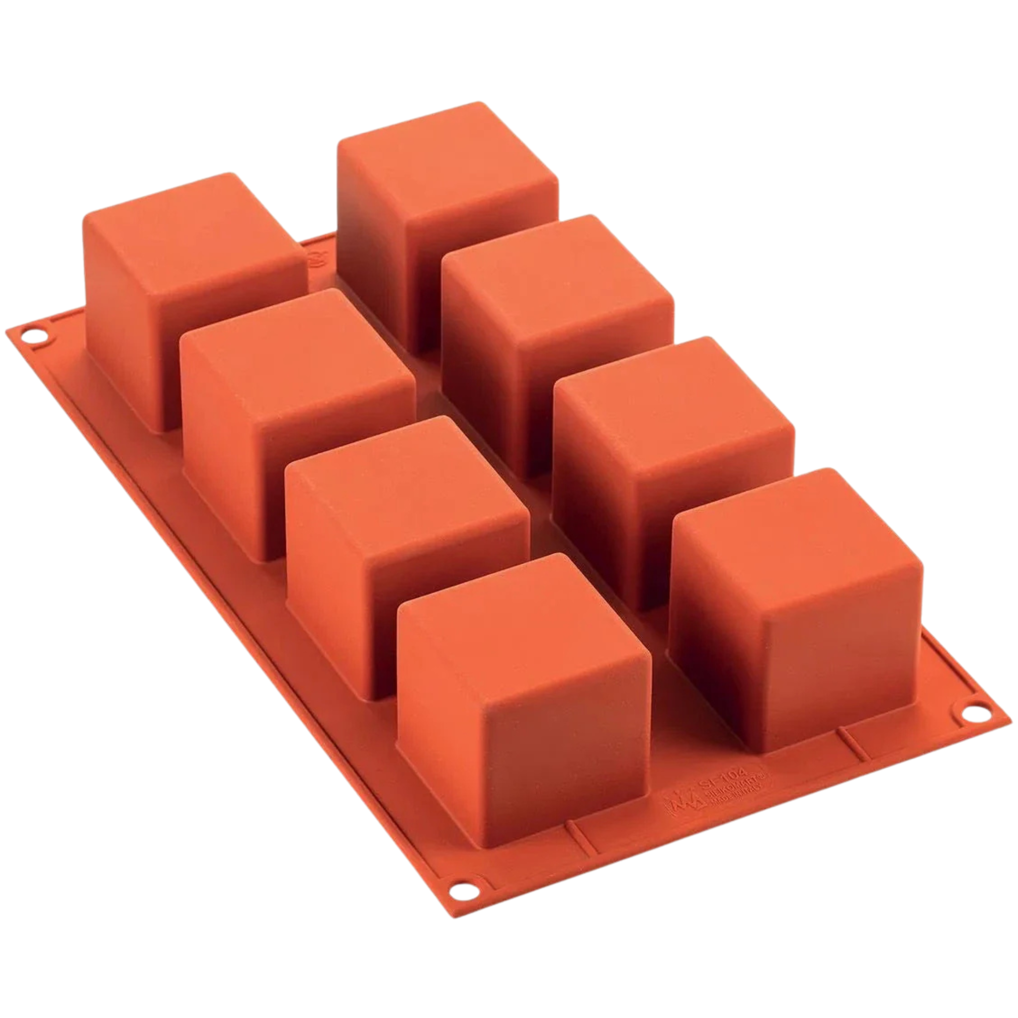 Moule 8 cubes en silicone 4,8 x 4,8 cm - Silikomart
