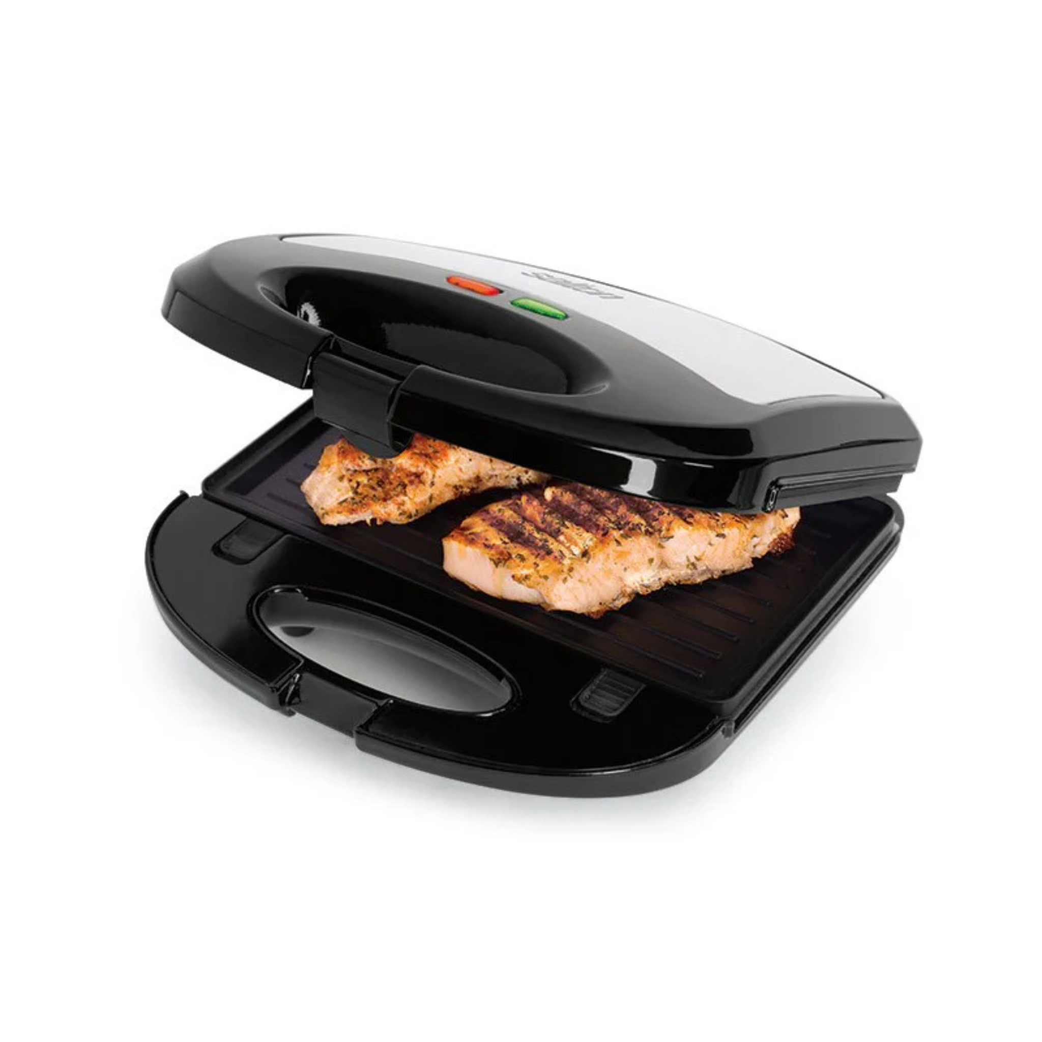 Salton 3-in-1 Grill, Sandwich, and Waffle Maker with Removable Plates
