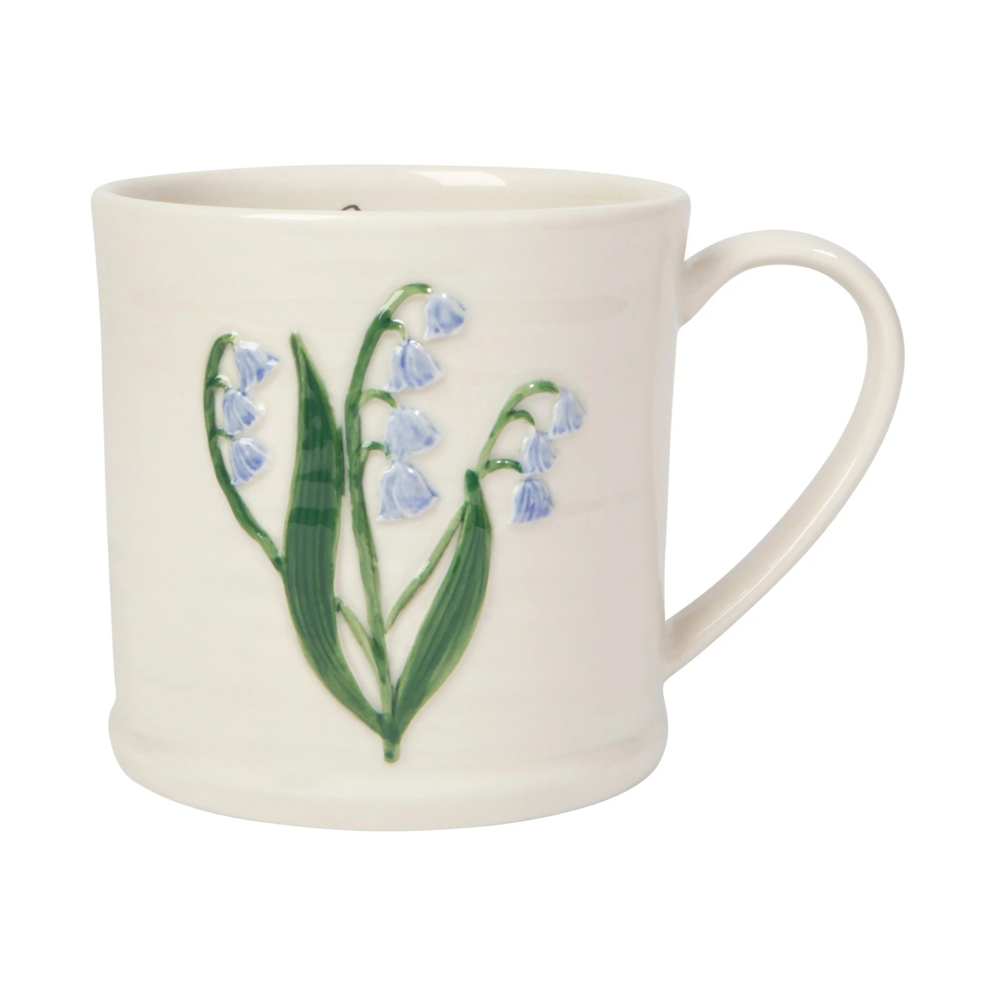 Tasse en grès avec jacinthe des bois en relief 473 ml - Danica