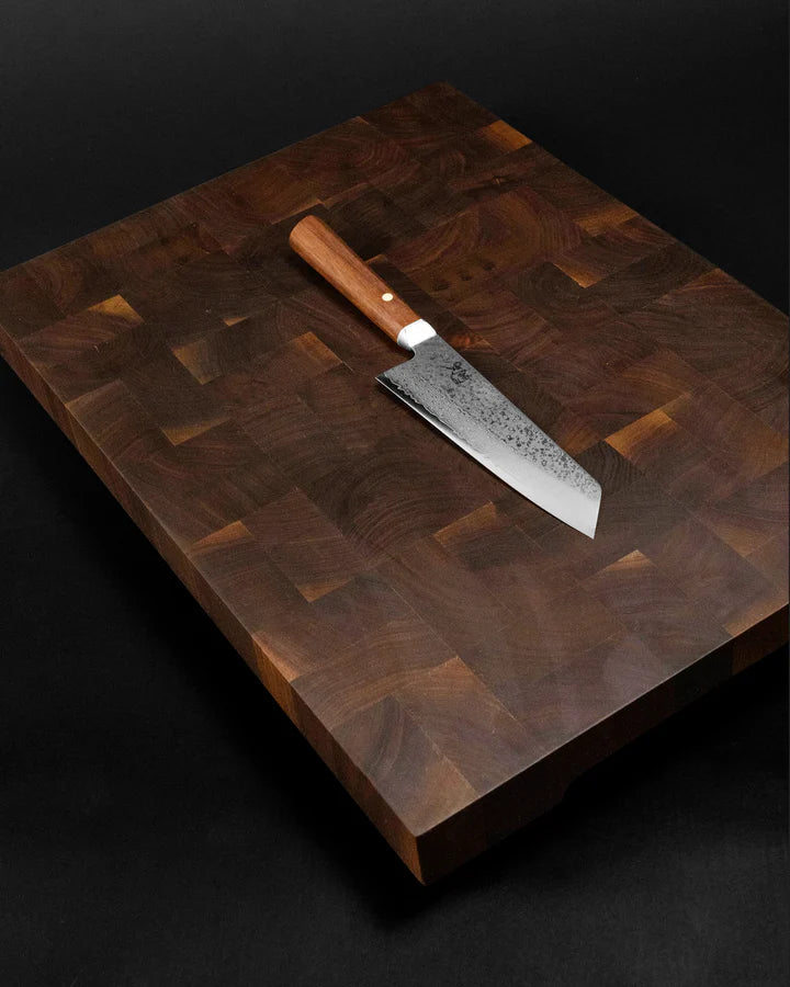 Bloc de boucher en bois de noyer La Grizzly - Hazaki