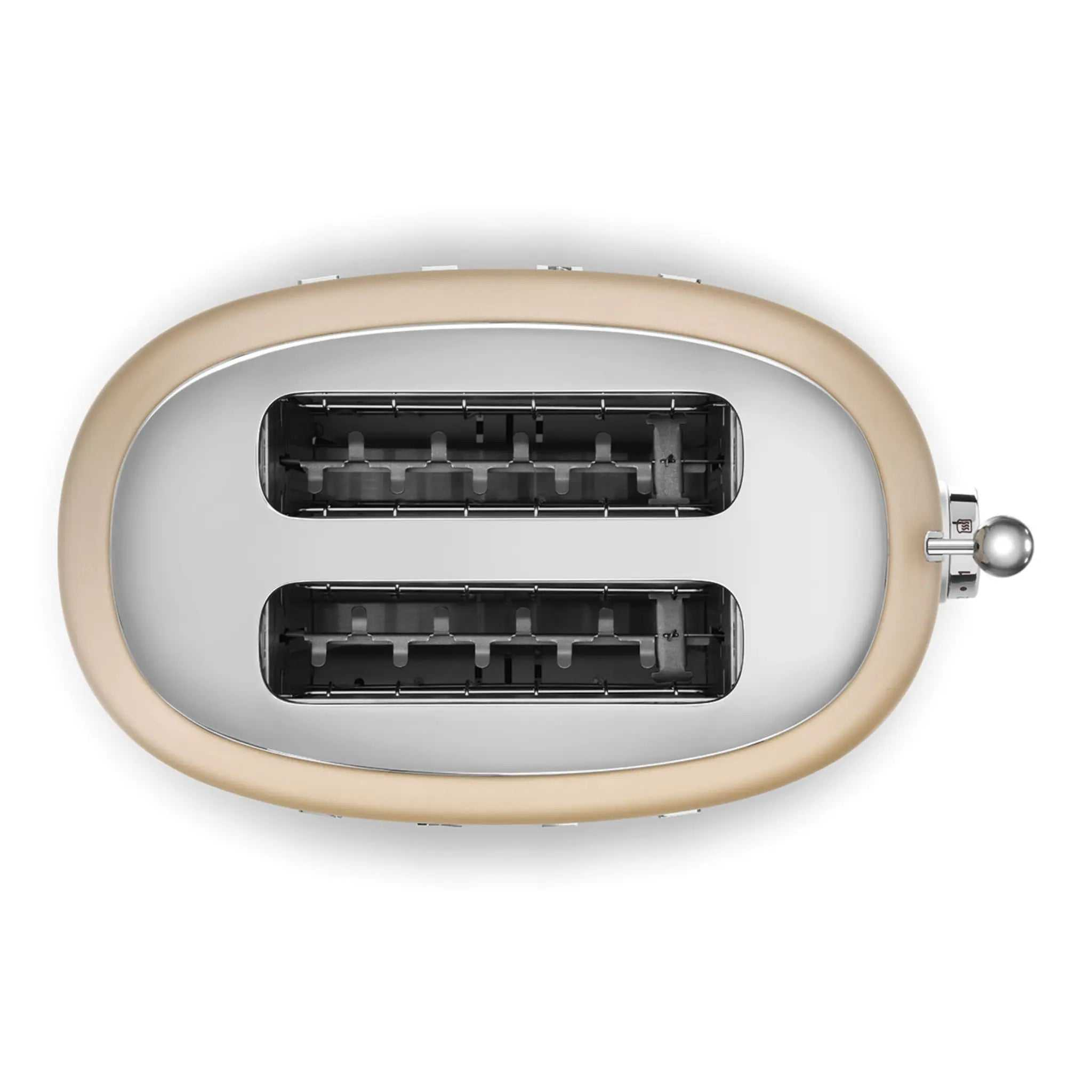 Grille-pain Deluxe 2 tranches Champagne - Smeg Smeg