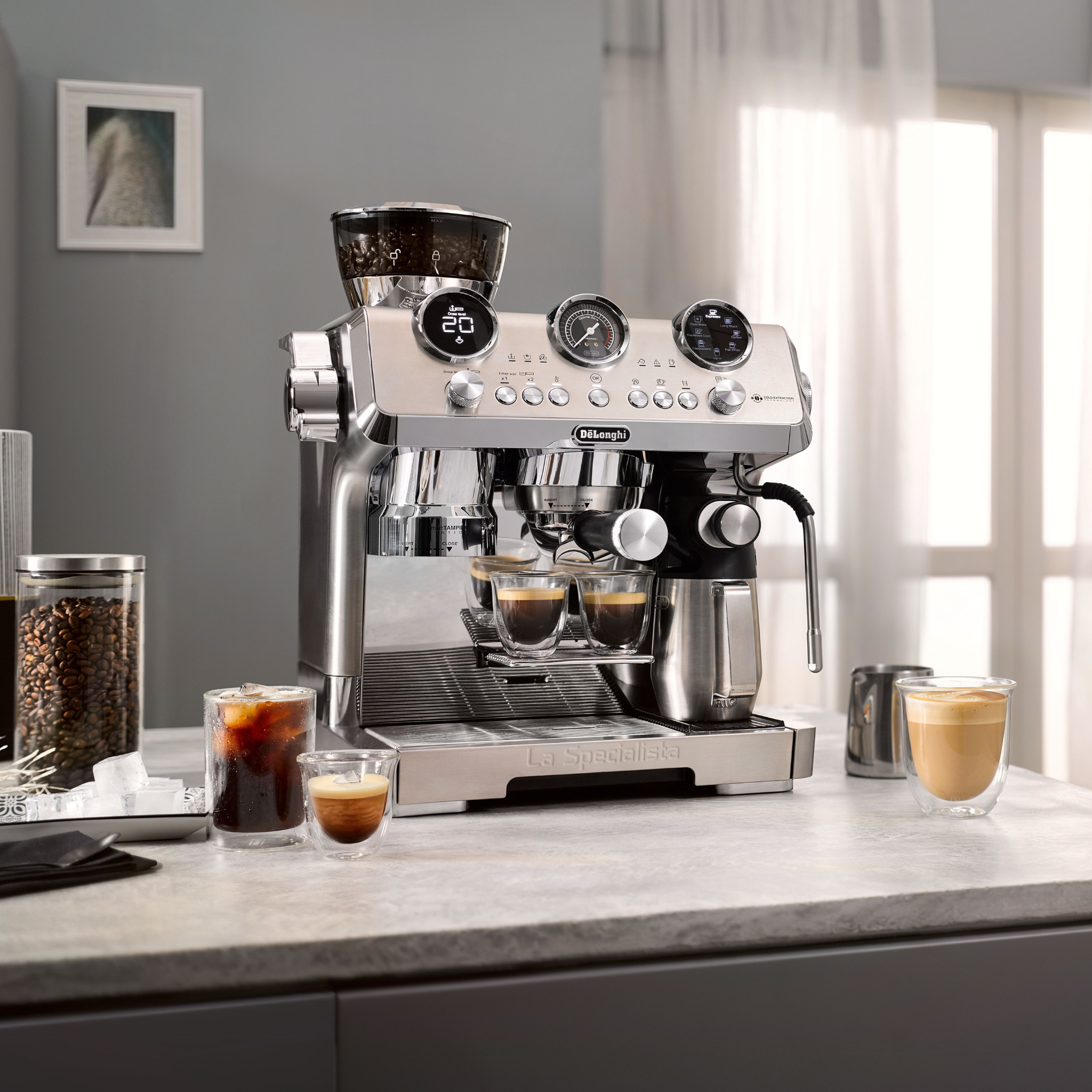 Machine à café manuelle La Specialista Maestro avec Cold Brew - De'Longhi De'Longhi