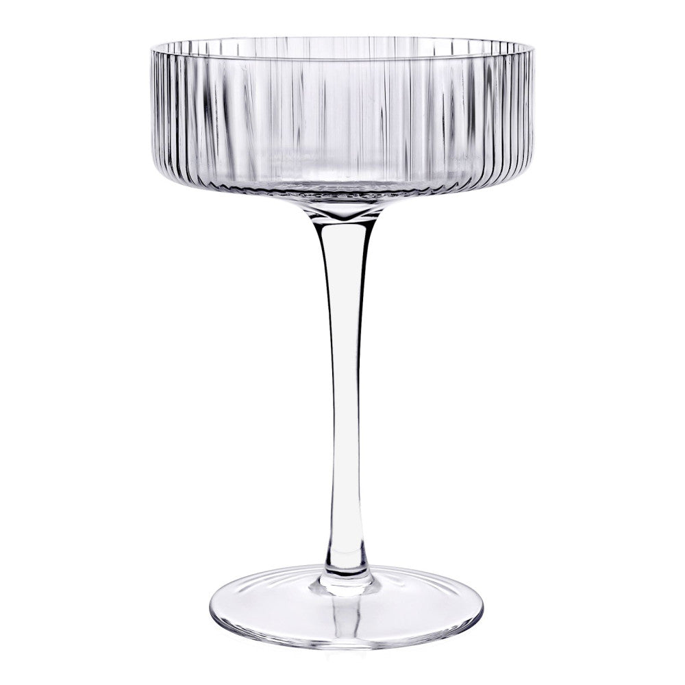 Set of 4 Ripple Cocktail Glasses 290ml