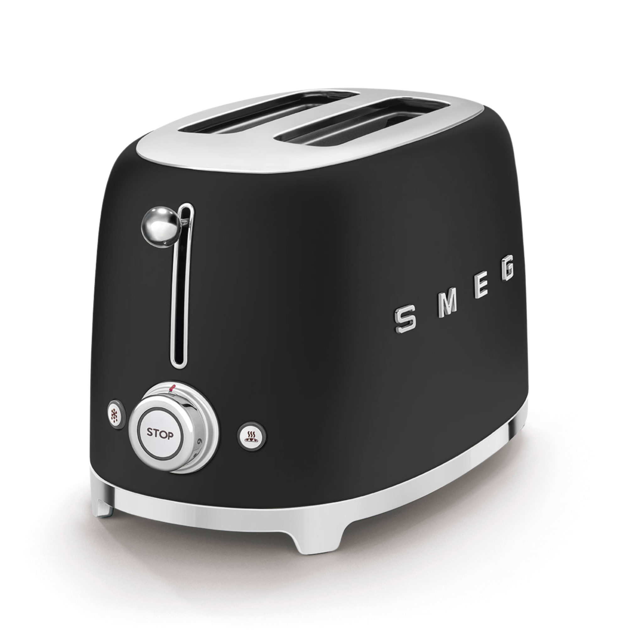 Grille-pain Deluxe 2 tranches noir Smeg design rétro en très bon état