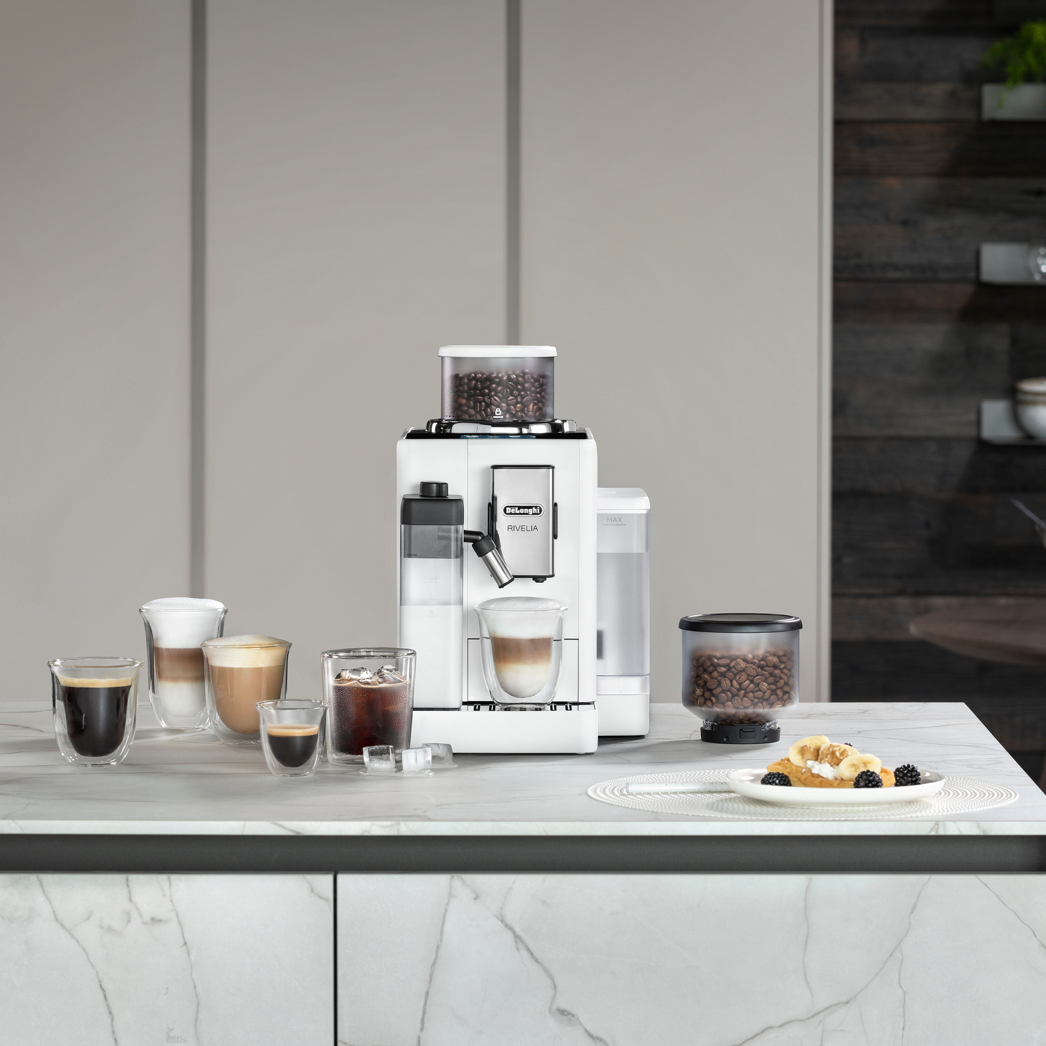 Machine à café automatique Rivelia Blanche - De'Longhi De'Longhi