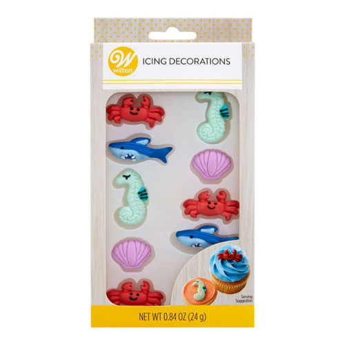 Décorations en glaçage Vie Marine - Wilton