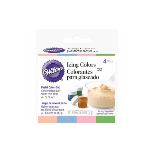 Ensemble de 4 colorants alimentaires Pastel - Wilton