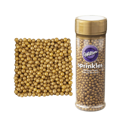 Perles de sucre Or 4 mm 136 g - Wilton