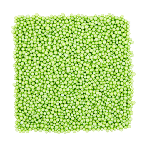 Perles décoratives vertes 40 g - Wilton