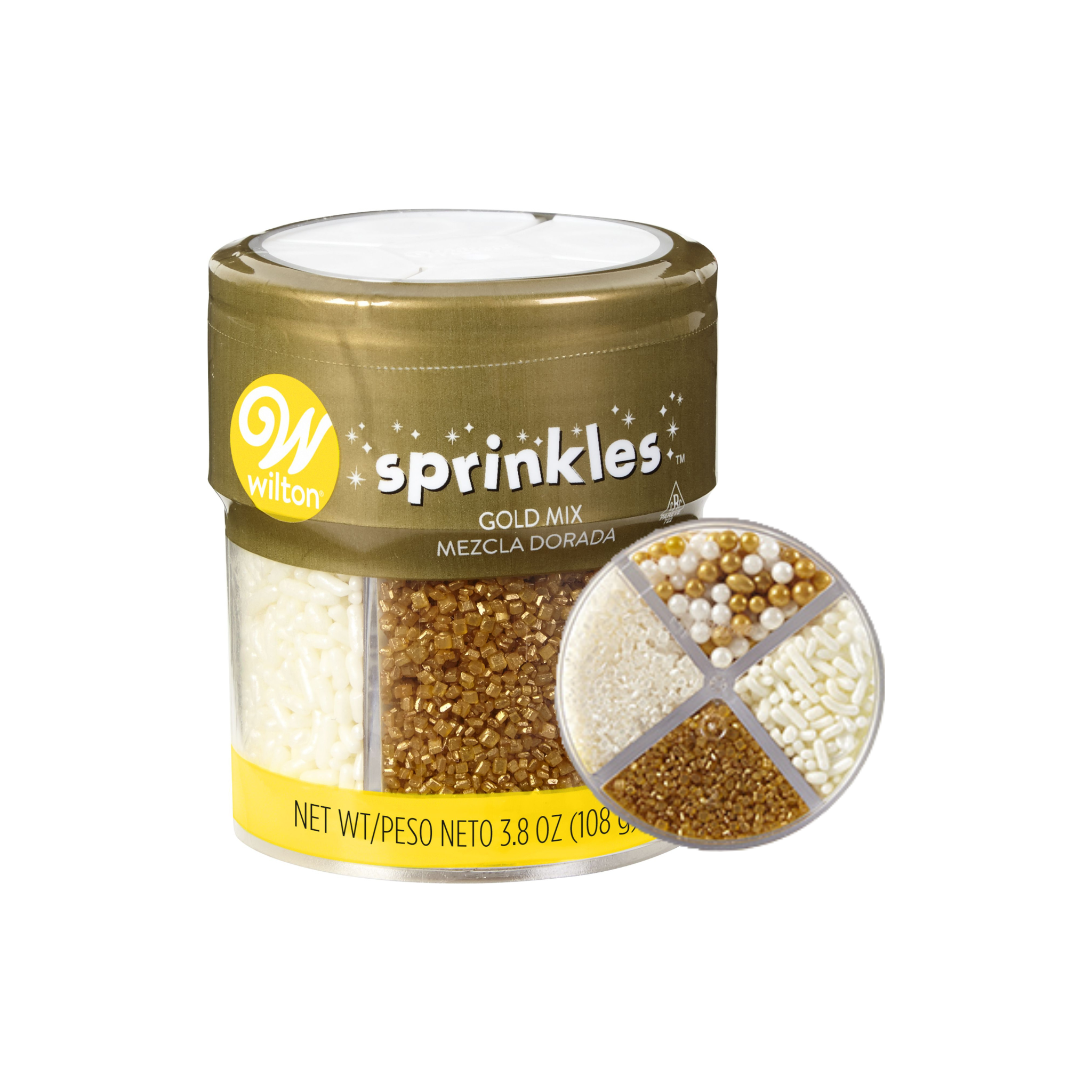 Bonbons décoratifs dorées 3.8oz - Wilton