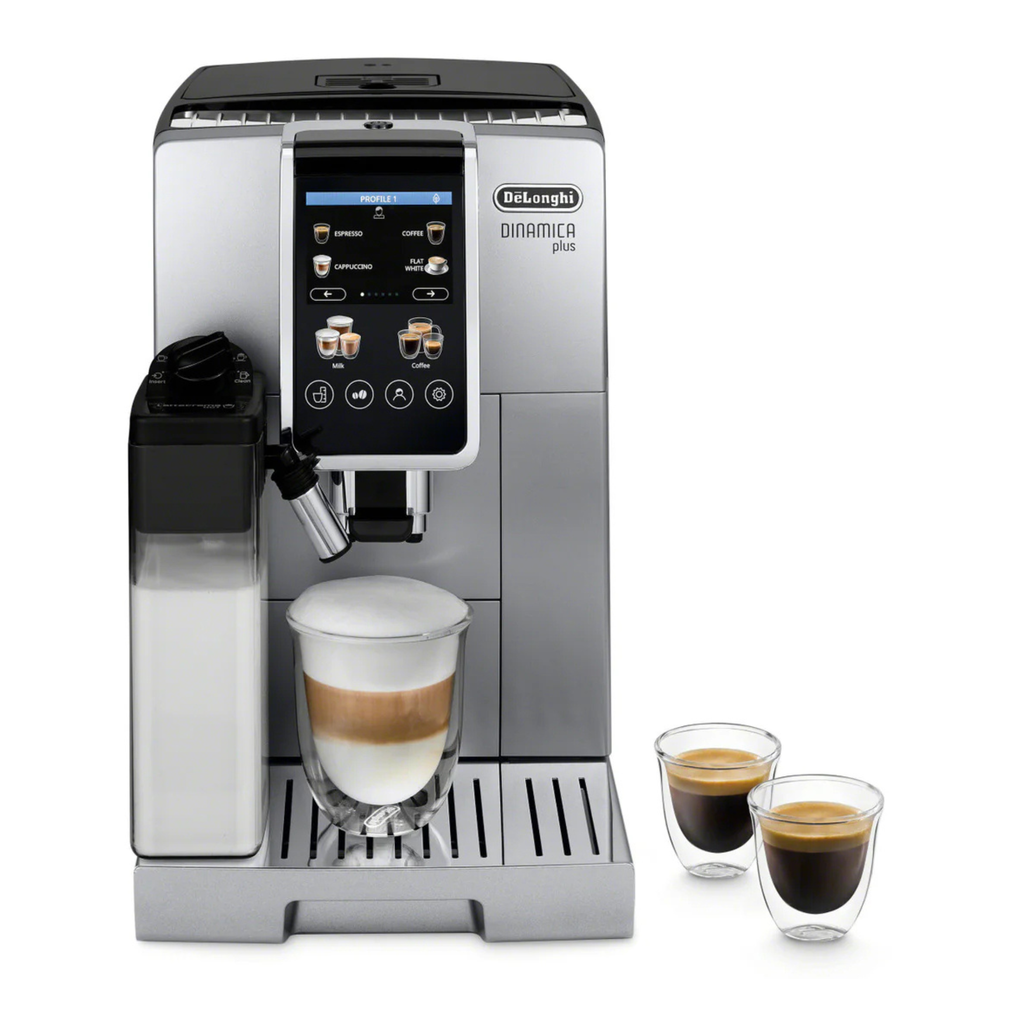 De'Longhi Dinamica Plus Automatic Espresso Machine Silver