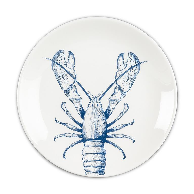 Blue Lobster Plate 6in