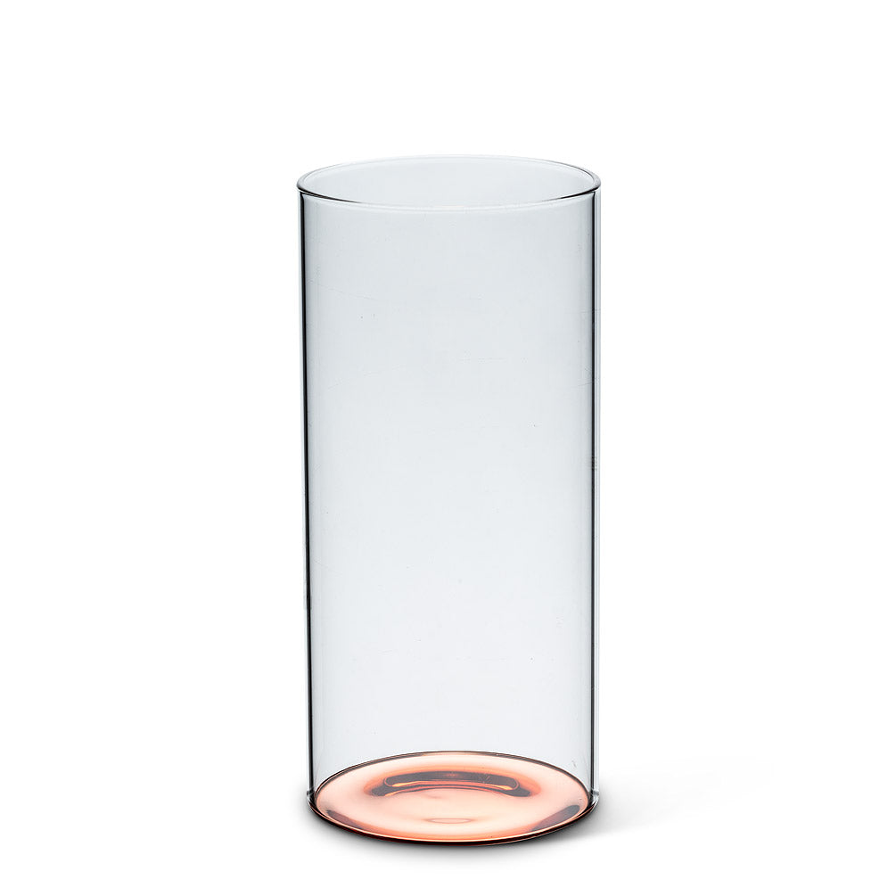 16oz Copper Metal Base Highball Glass