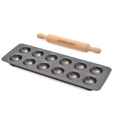Moule antiadhésif pour raviolis 12 unités