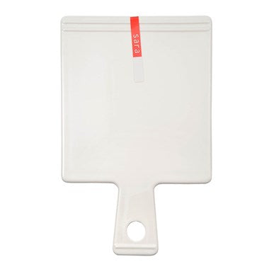 Plateau à fromage carré en céramique 35 x 18cm