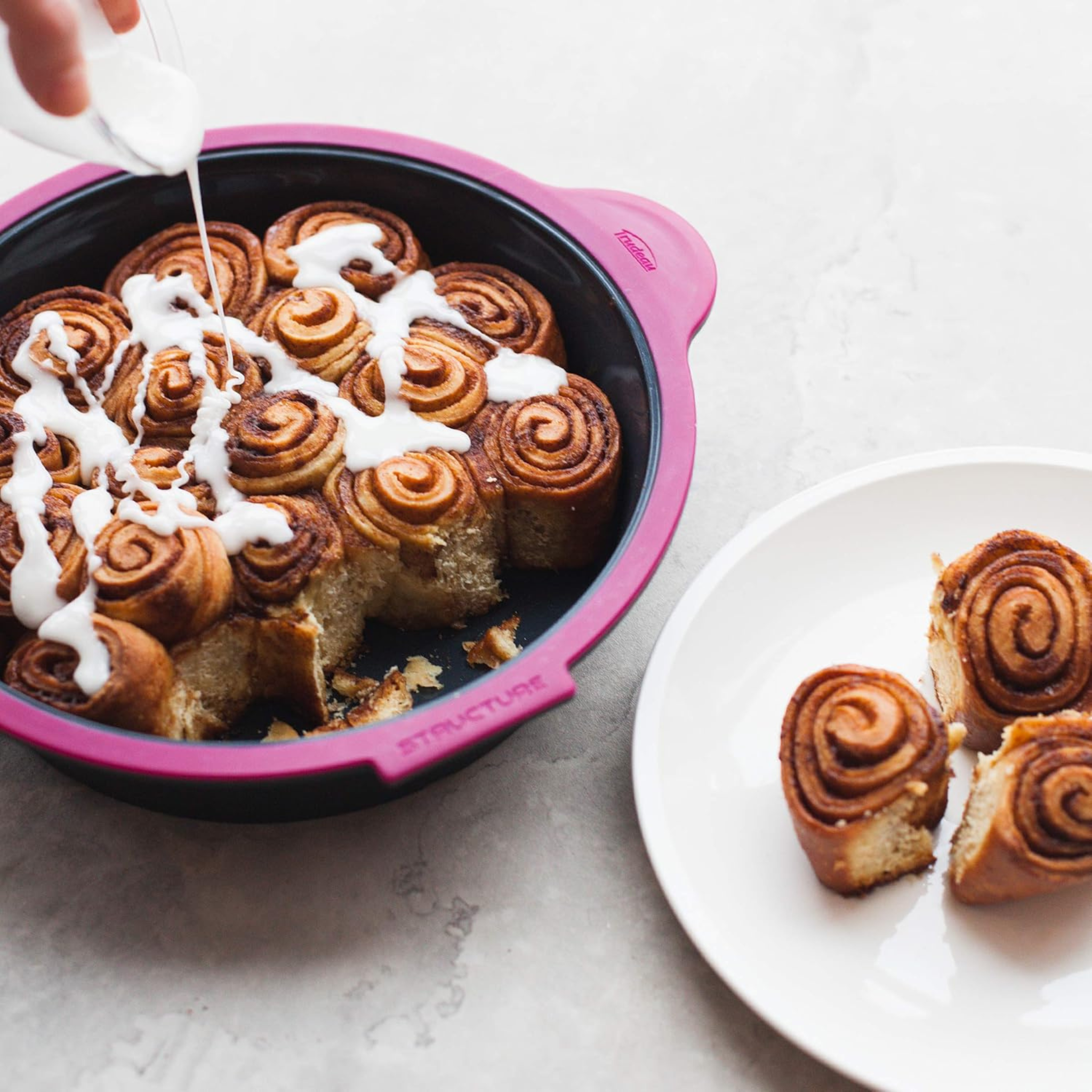 Moule à gâteau rond en silicone 23 cm - Trudeau
