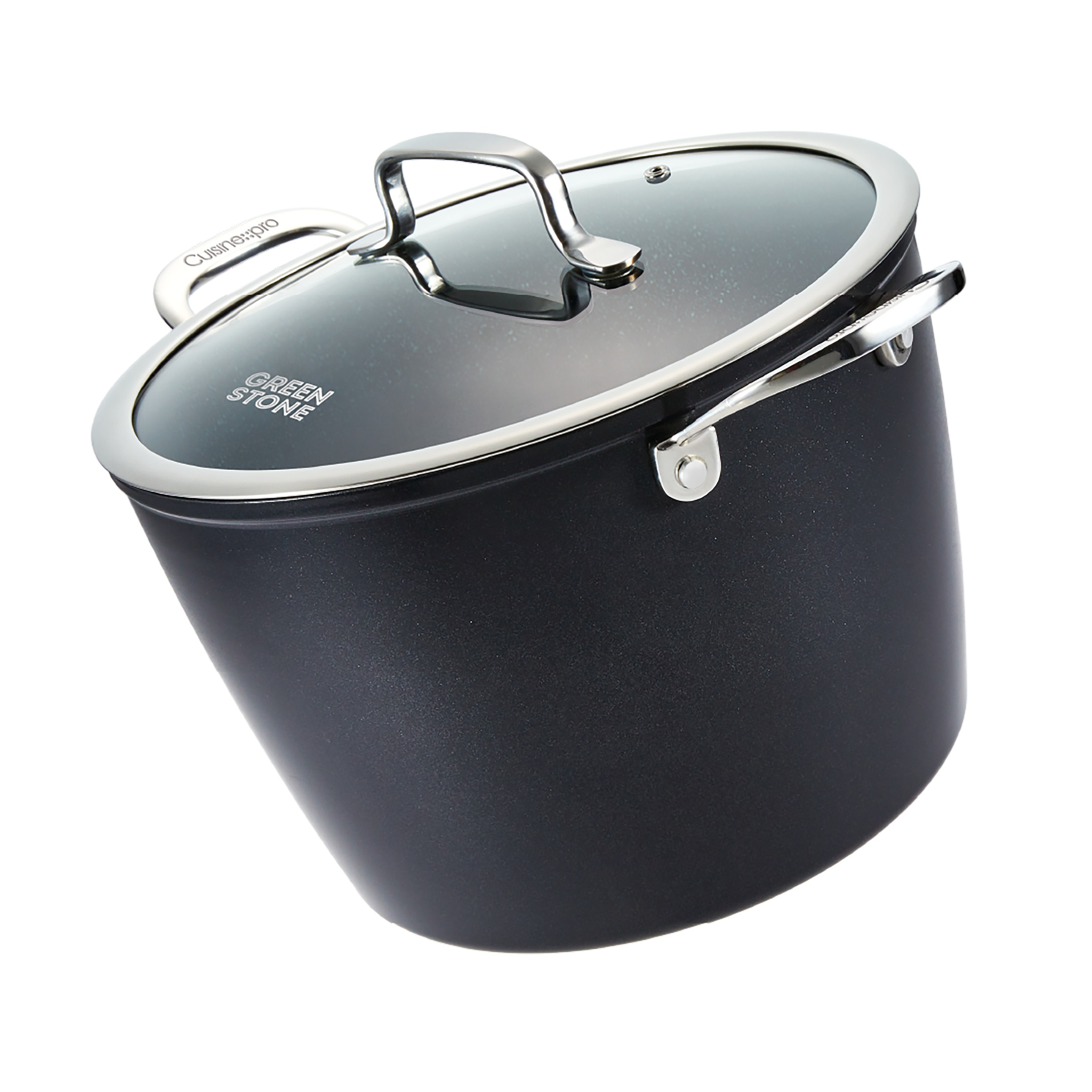 Marmite en aluminium forgé avec couvercle GREEN STONE™ 26 cm – Cuisine::pro®