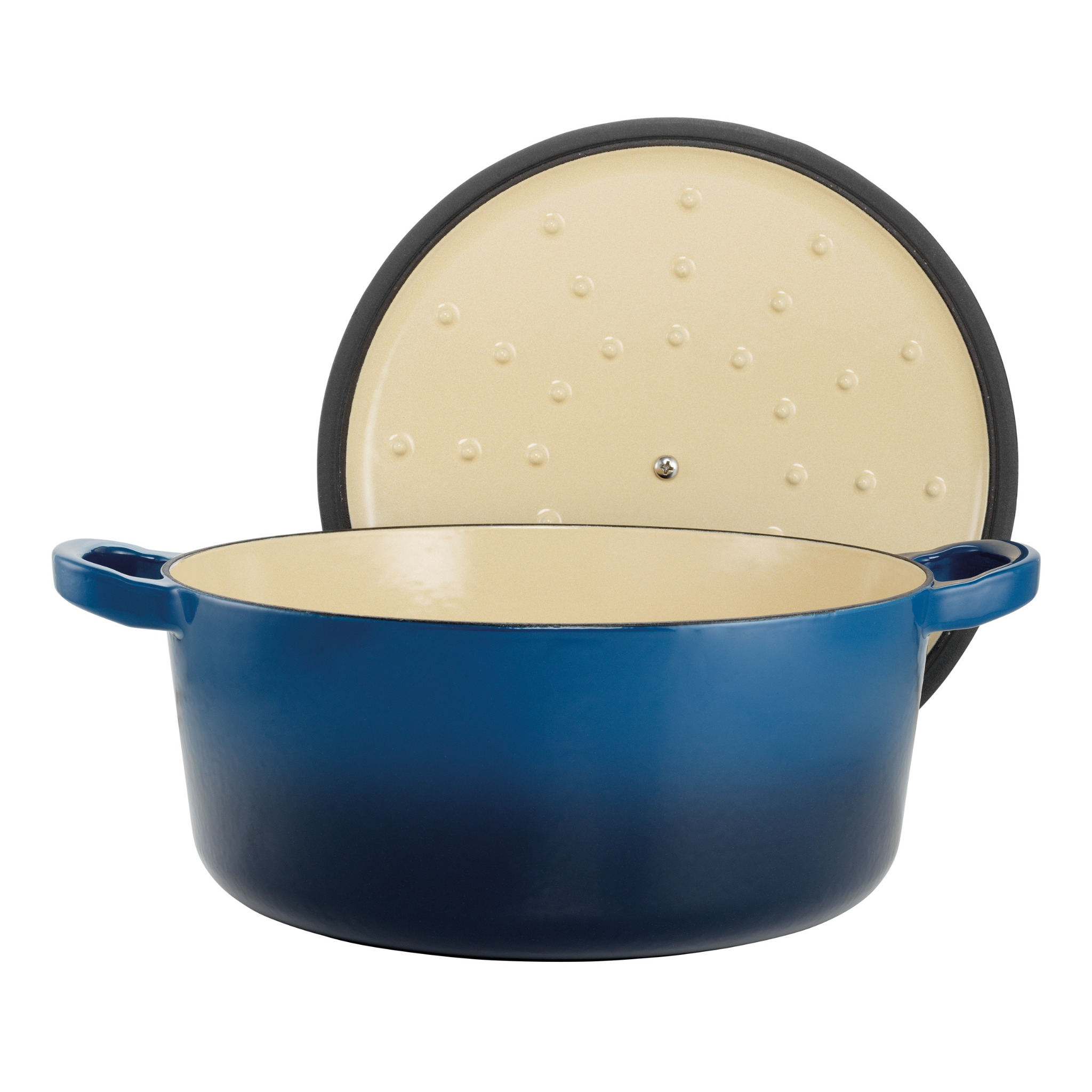 Cocotte ronde en fonte bleue LE CONNOISSEUR™ 6,3 L - Cuisine::pro®