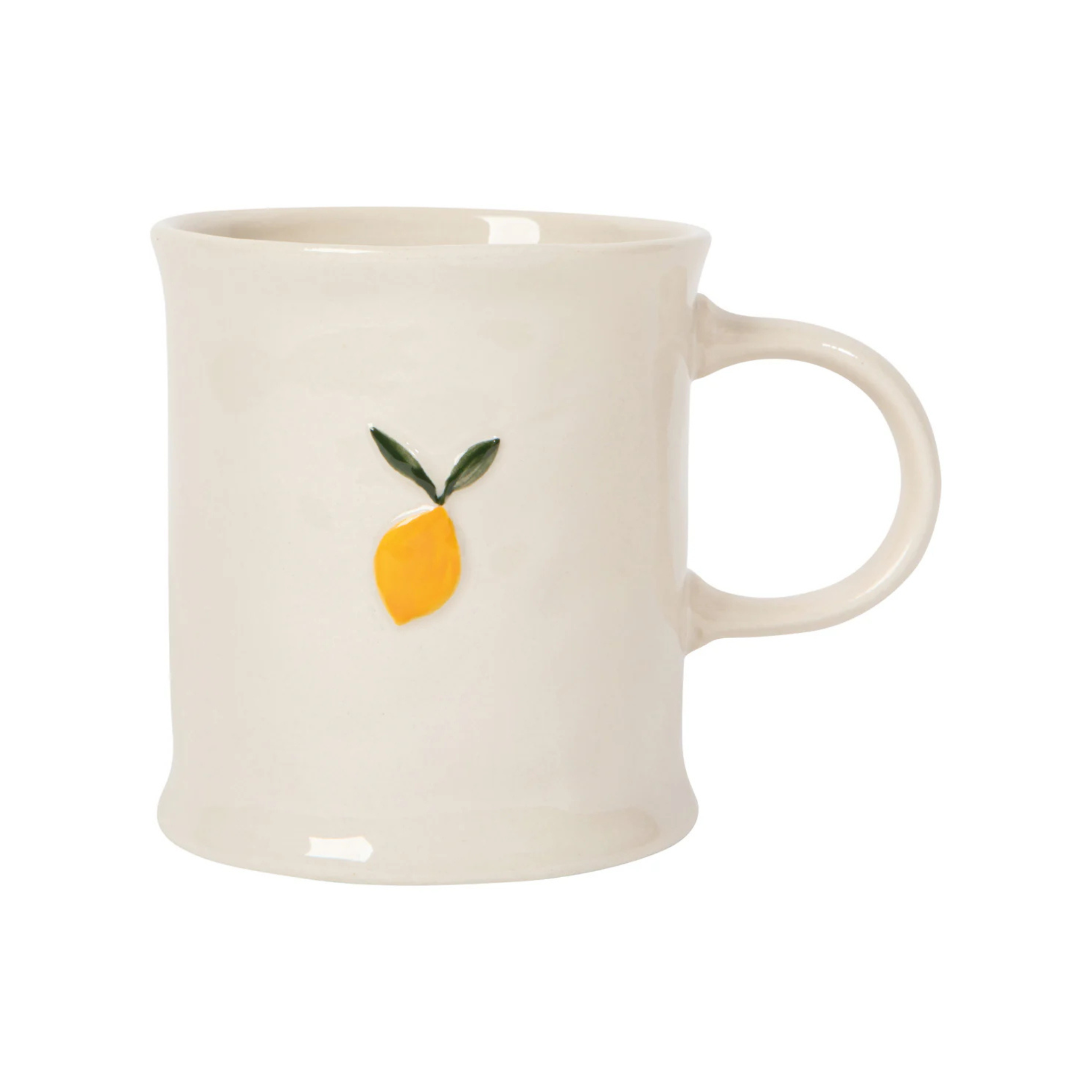 Tasse en grès avec citron en relief 473 ml - Danica