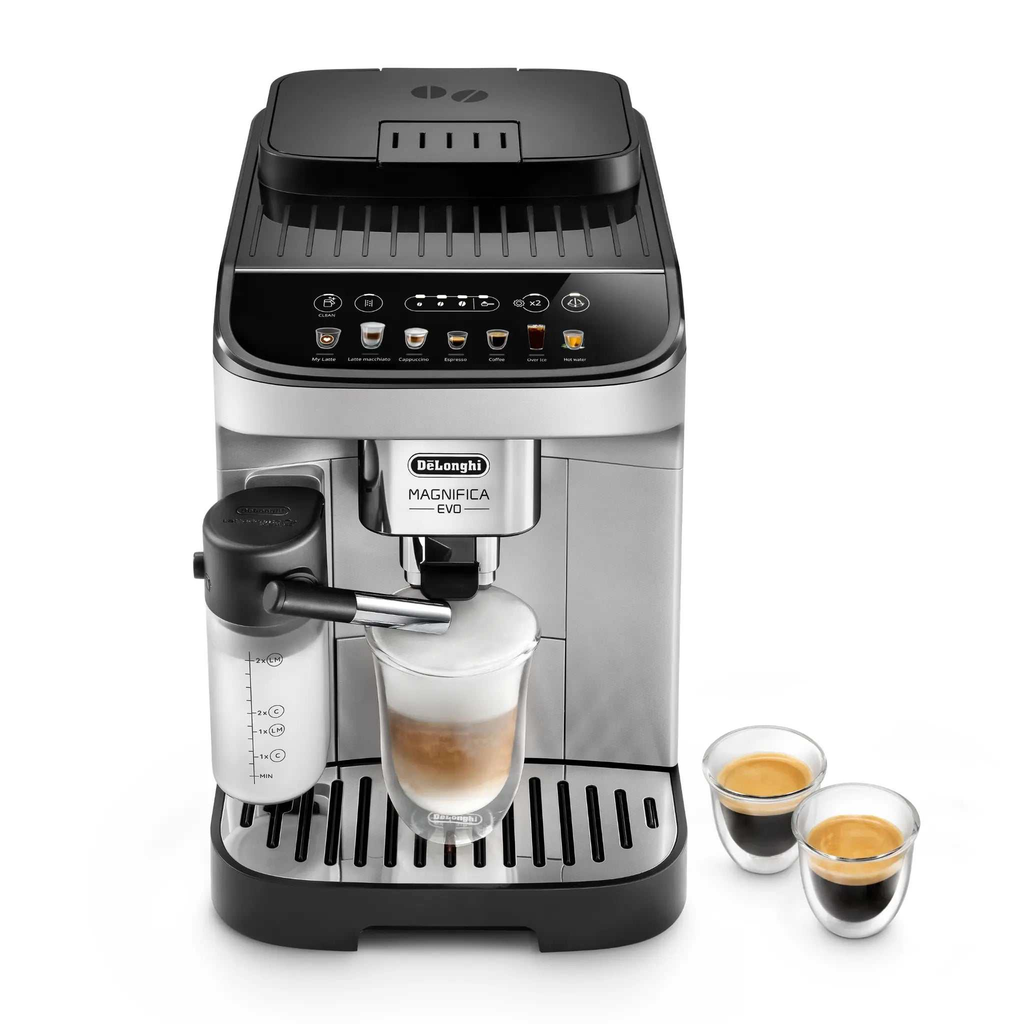 Machine à café automatique Magnifica Evo De'Longhi avec 7 boissons et moulin conique intégré