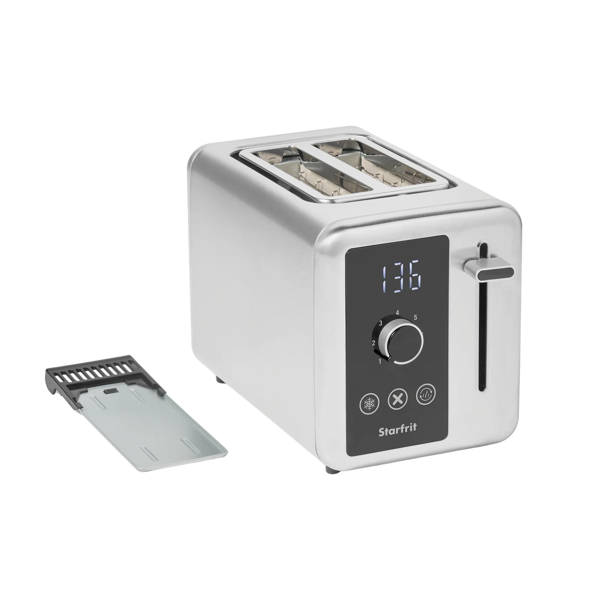 Grille-pain 2 tranches à 7 niveaux de cuisson - Starfrit