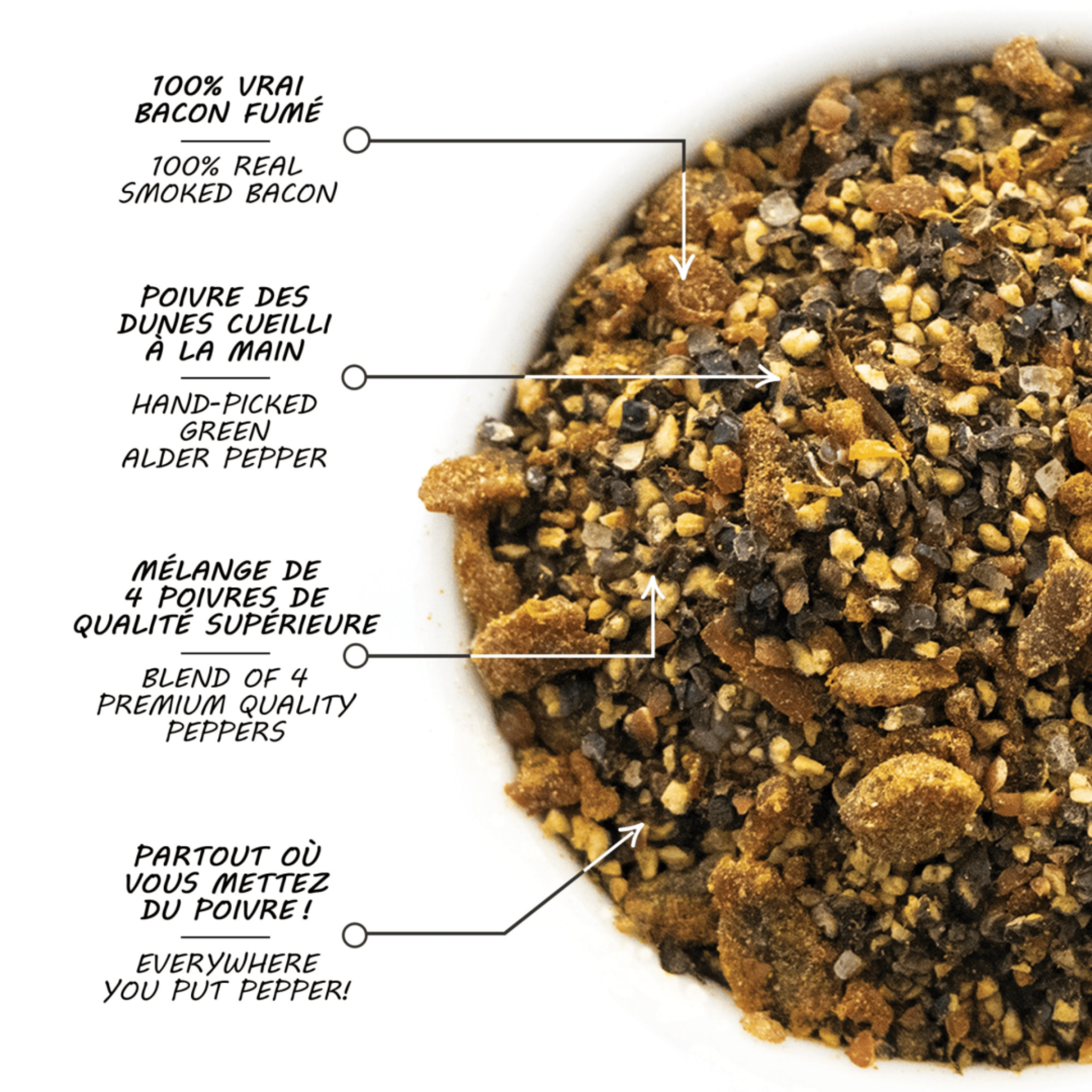 Bacon Pepper 80g - Warrior Spices