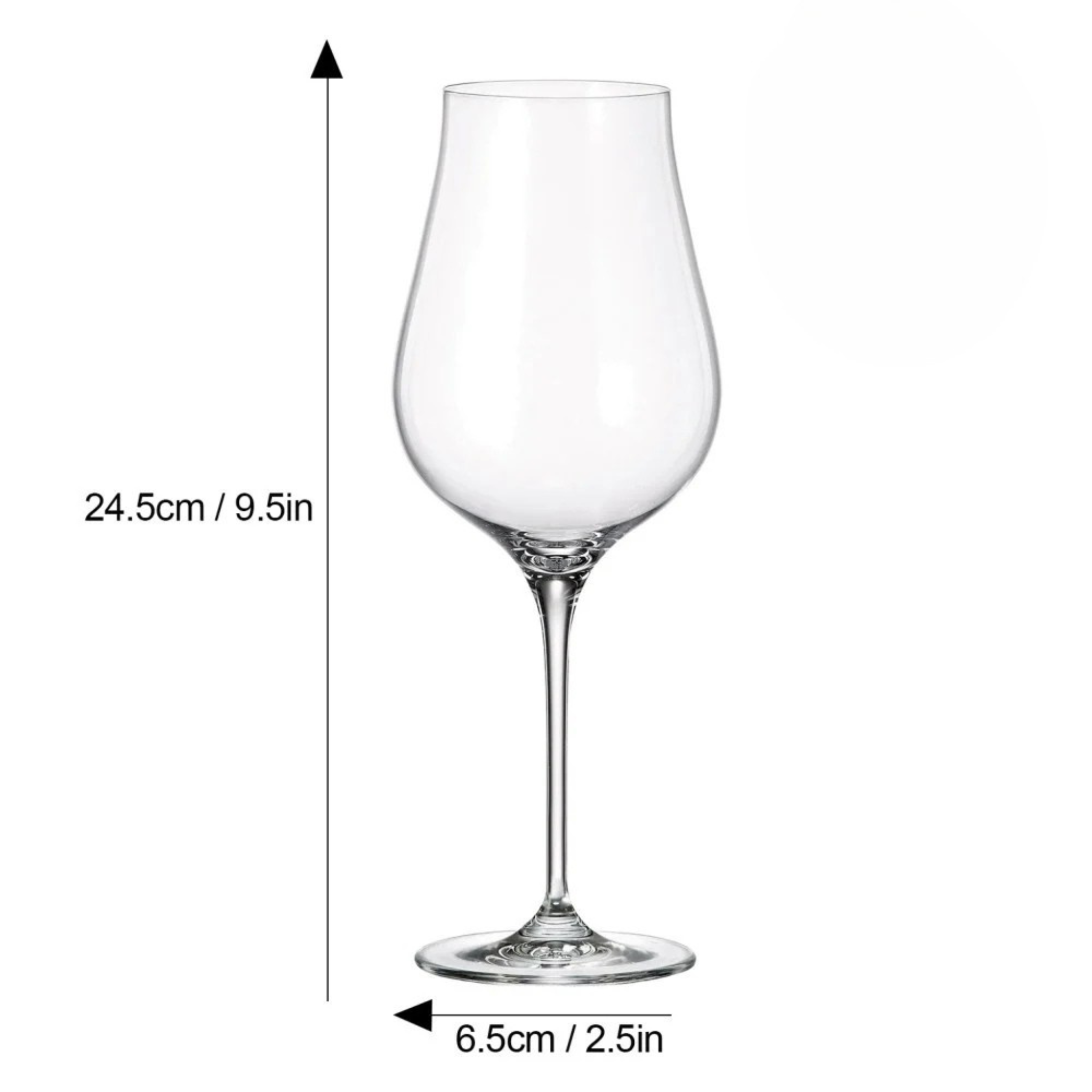 Set of 6 Limosa 500 ml wine glasses