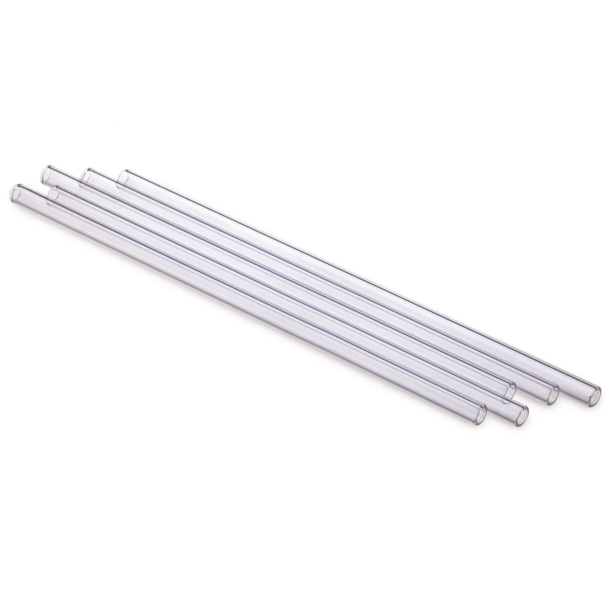 Ensemble de 6 pailles droites avec brosse