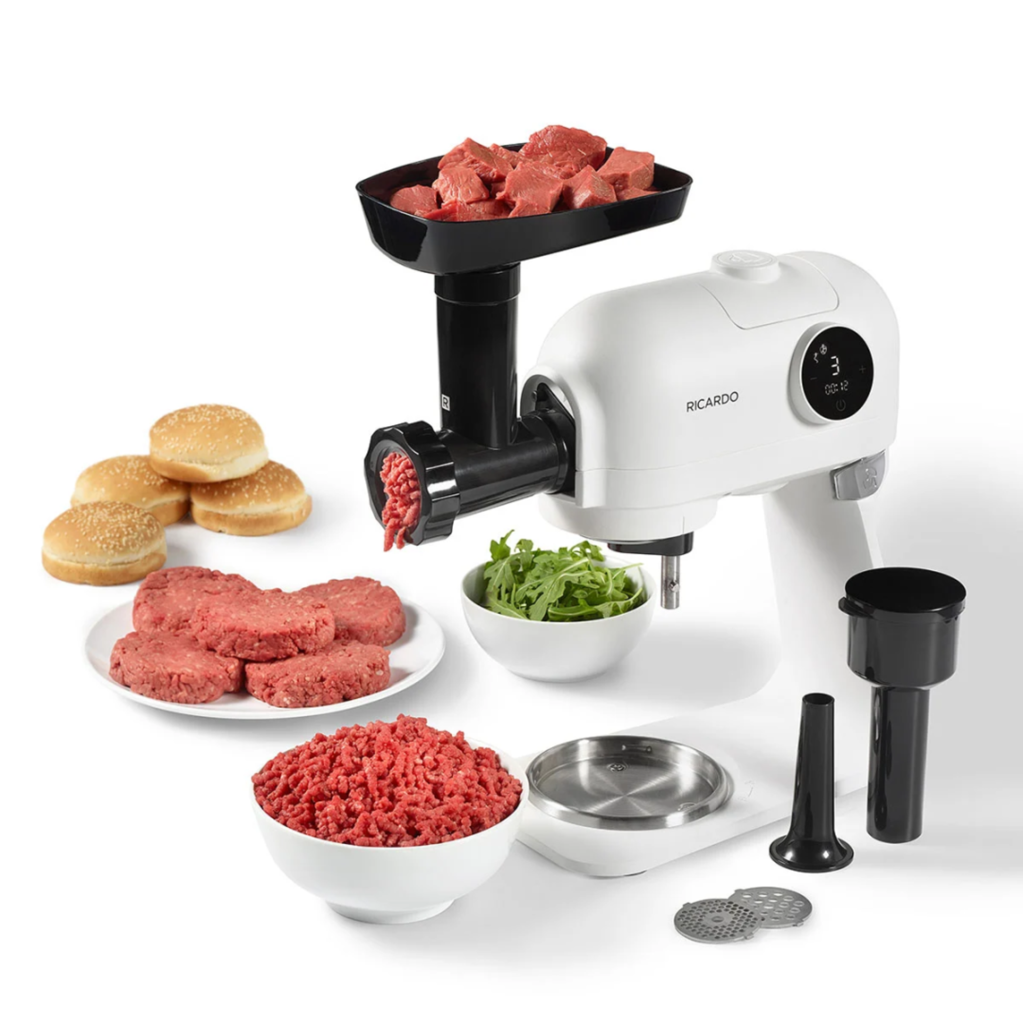 Hachoir à viande pour batteur sur socle – Ricardo