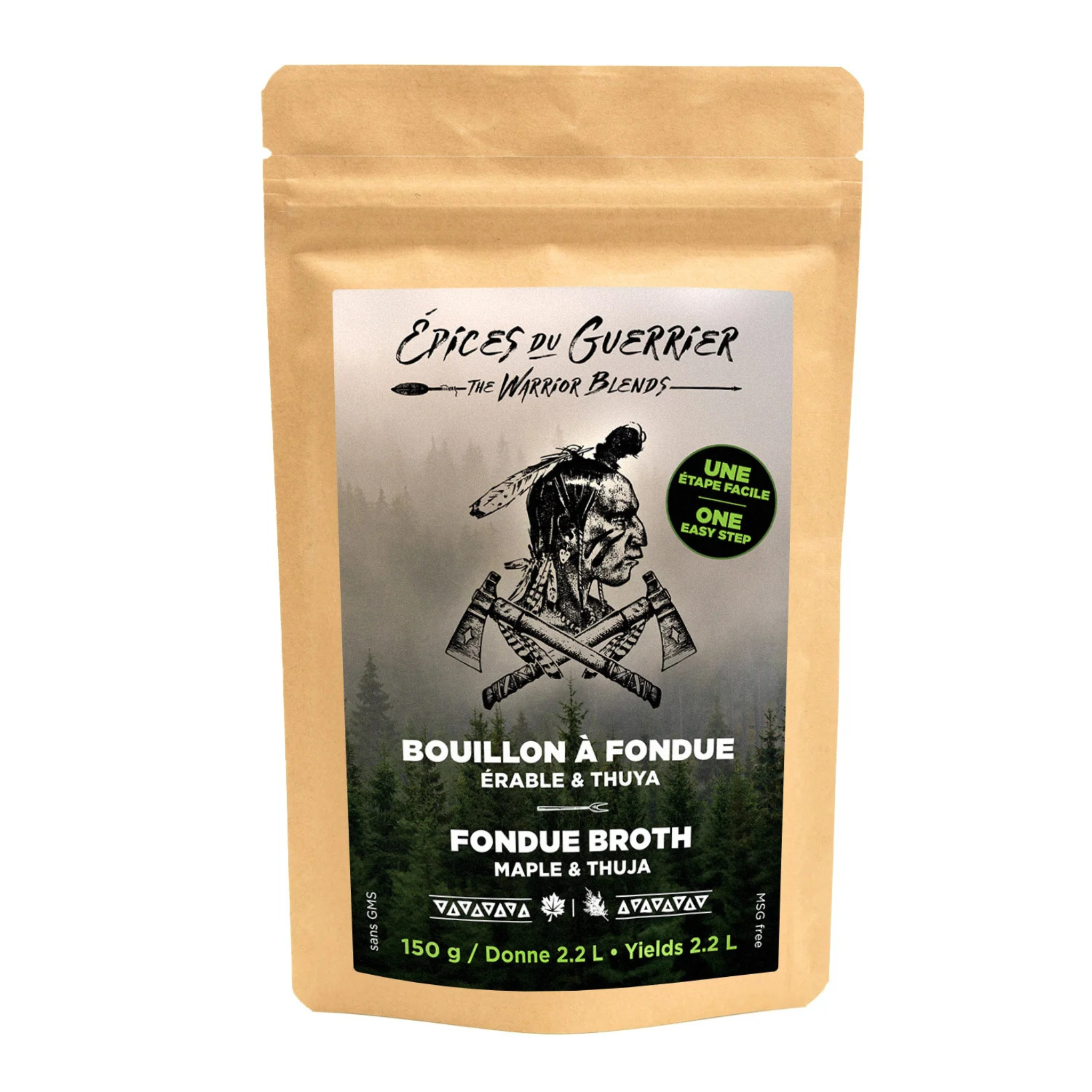 Maple &amp; Thuja Fondue Broth 150g - Warrior Spices
