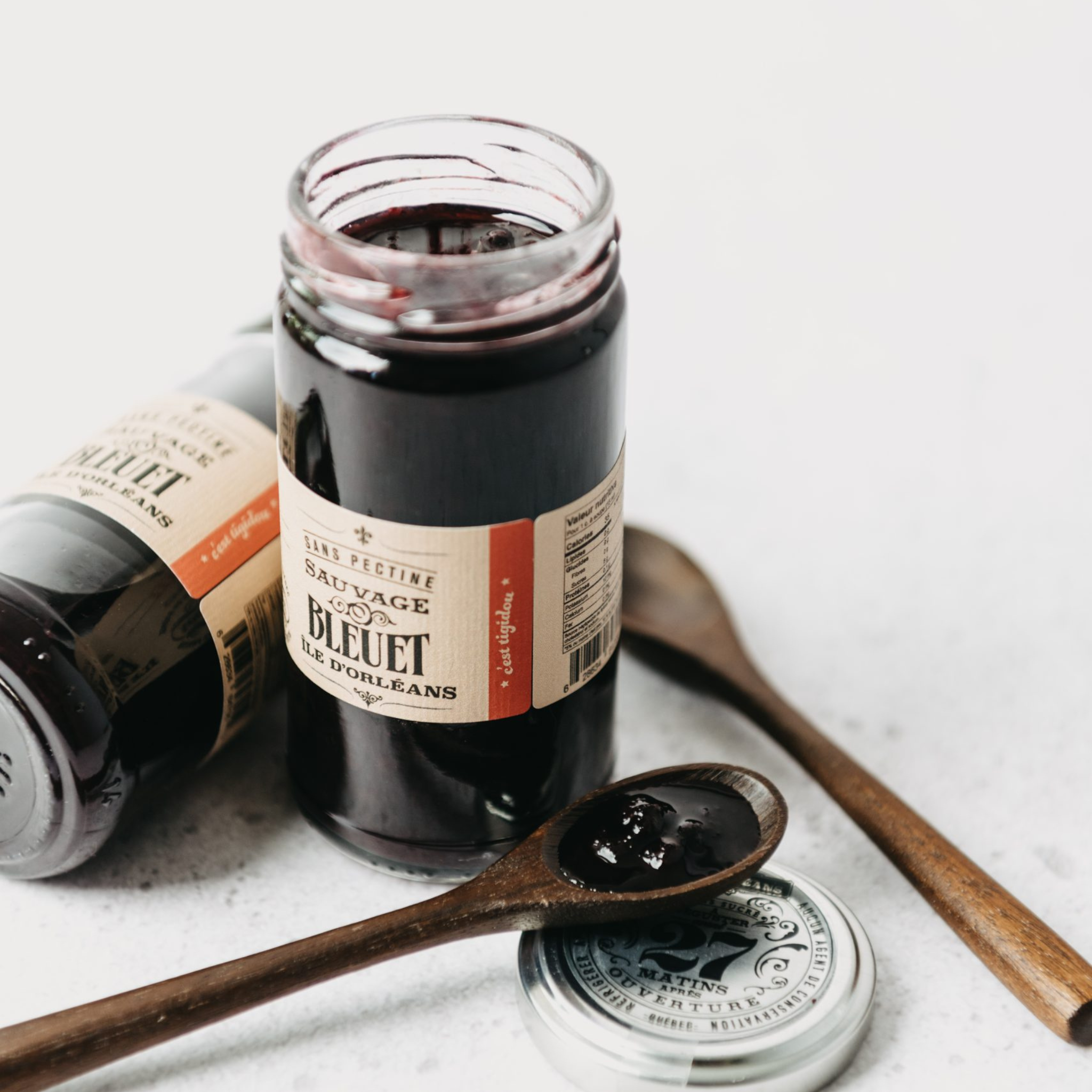 Confiture de bleuets sauvages du Québec 250 g - Tigidou