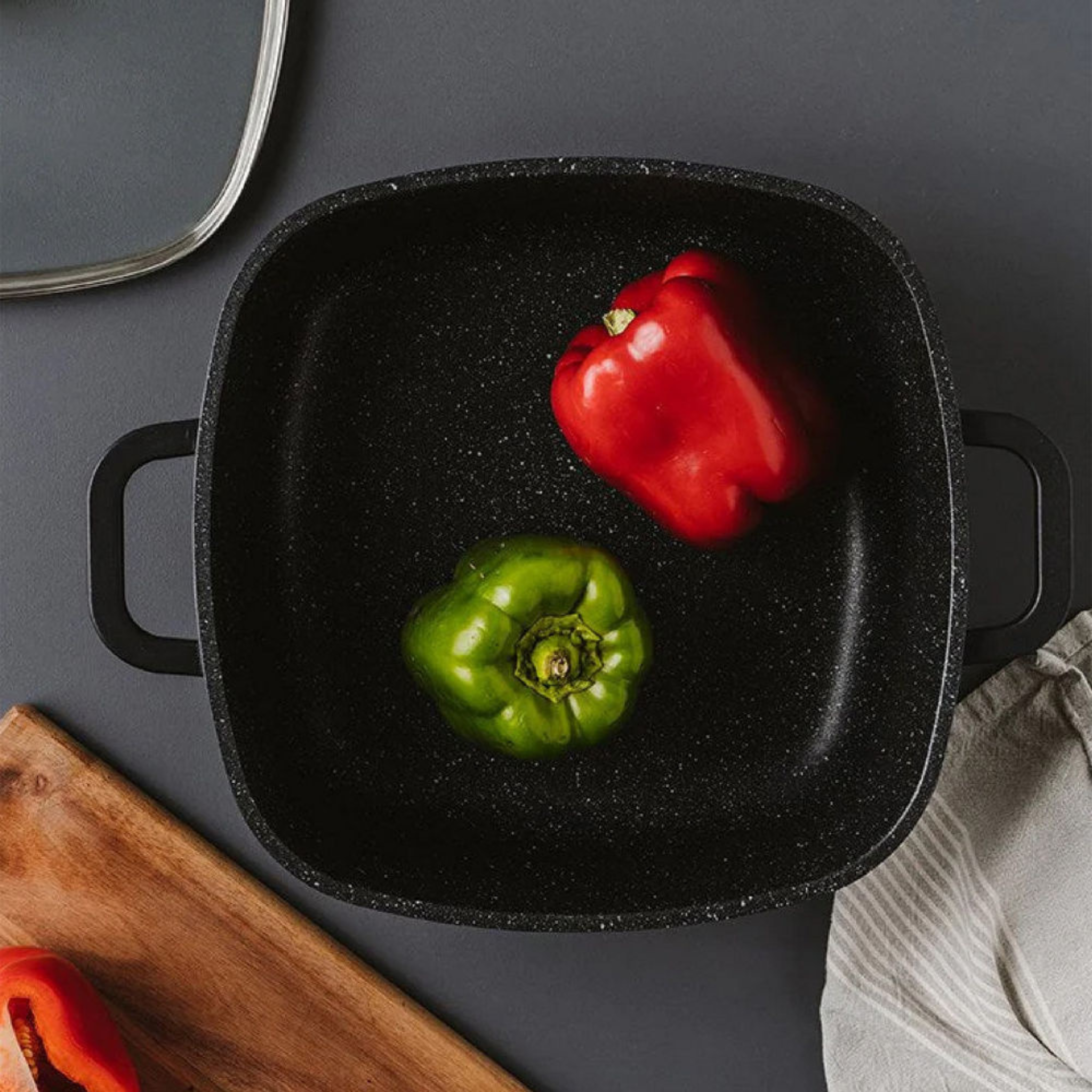 Casserole avec couvercle 11" STONE - Cuisine::pro®