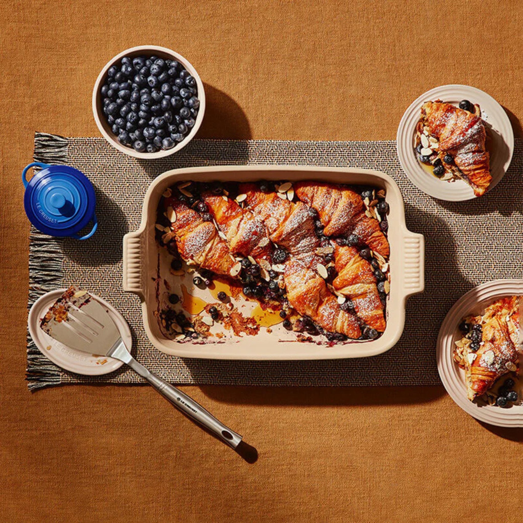 Plat rectangulaire en grès Héritage Meringue 3.8 L – Le Creuset