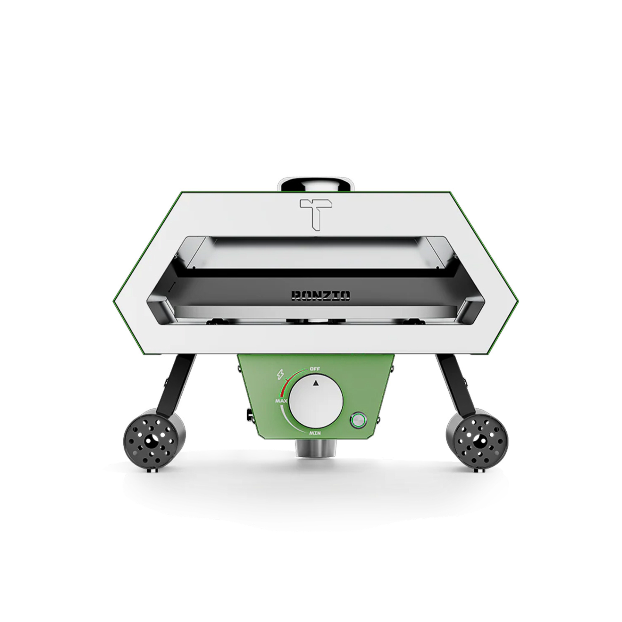 Four à pizza au propane rotatif Ronzio vert – Turpone