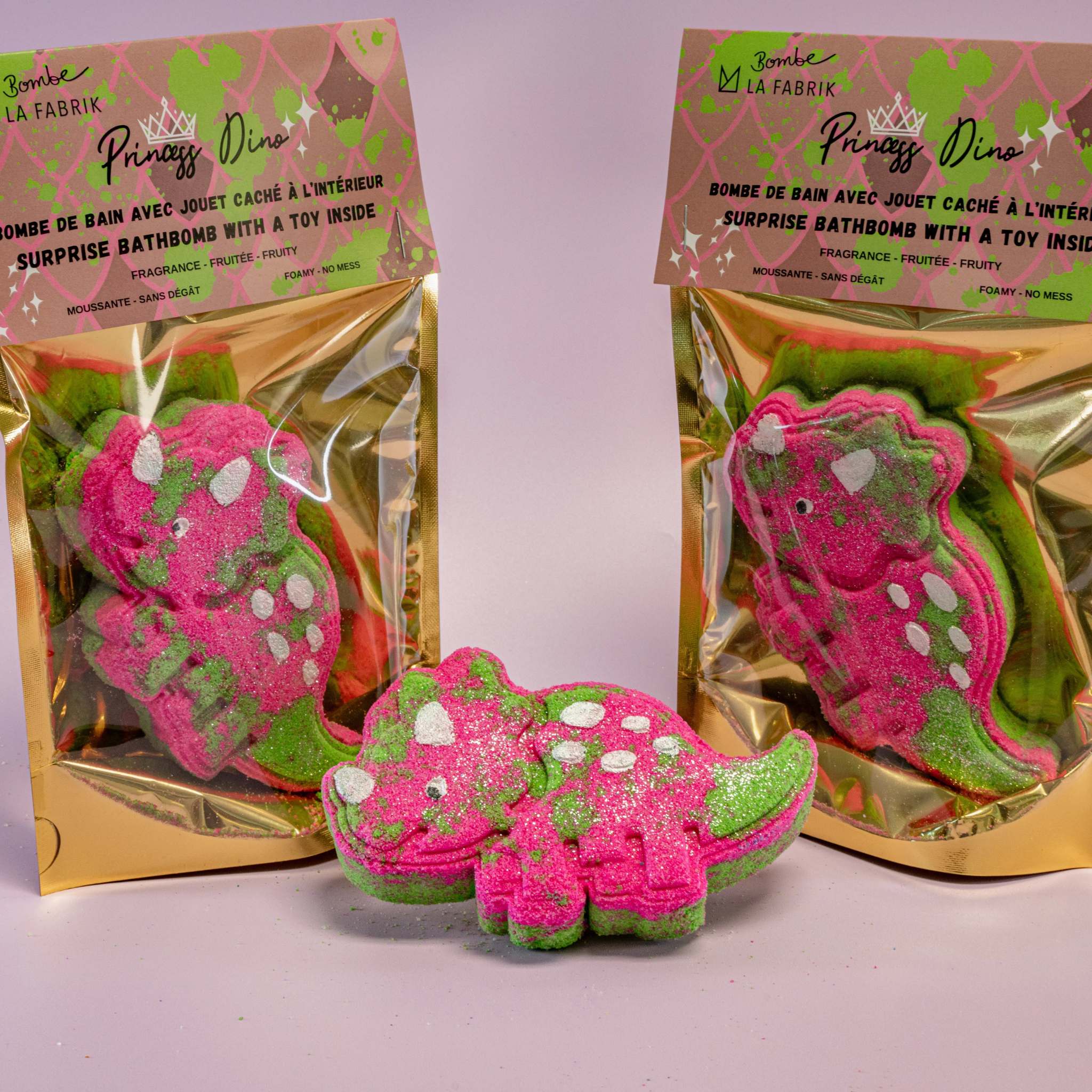 Bombe de bain surprise Princesse Dino - La Fabrik