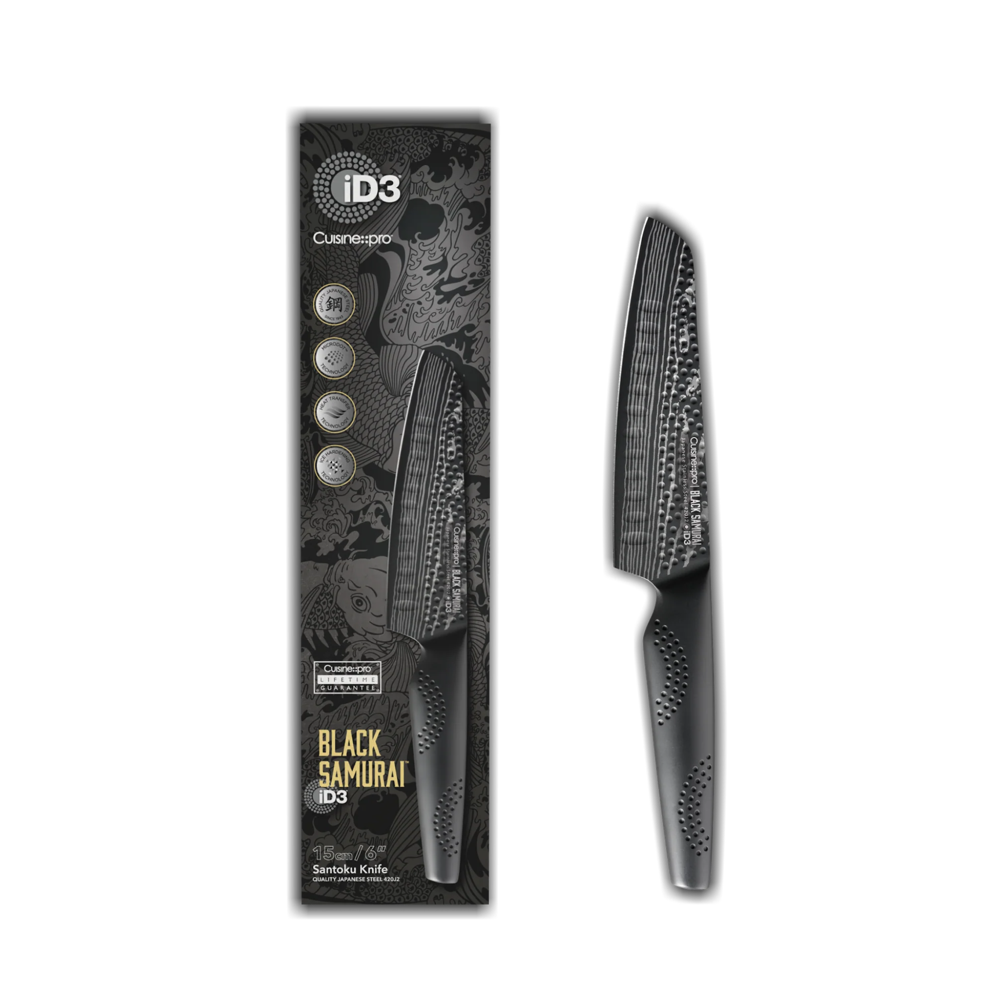 Couteau Santoku iD3 BLACK SAMURAI™ 15 cm – Cuisine::pro®