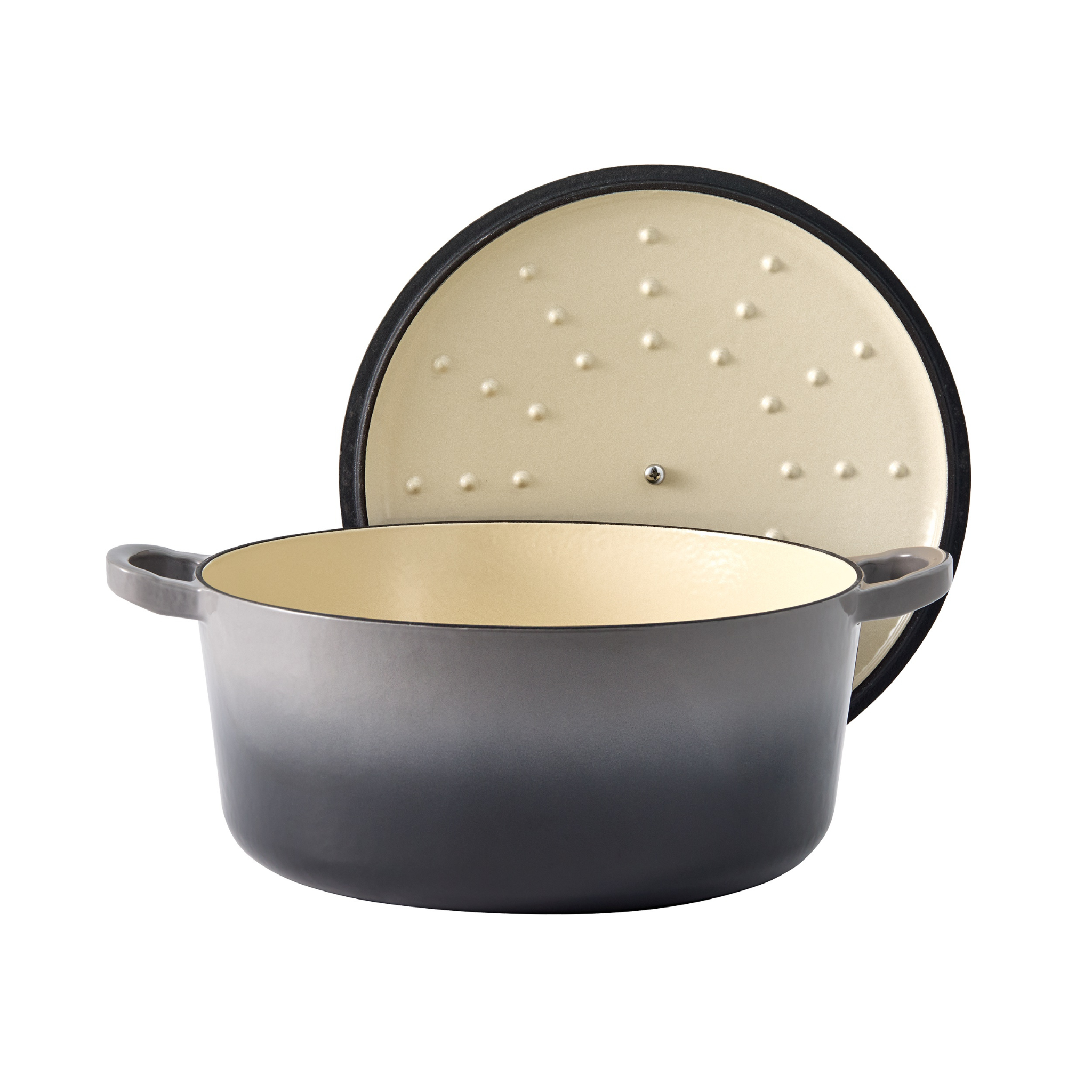 Cocotte ronde en fonte grise LE CONNOISSEUR™ 6,3 L - Cuisine::pro®