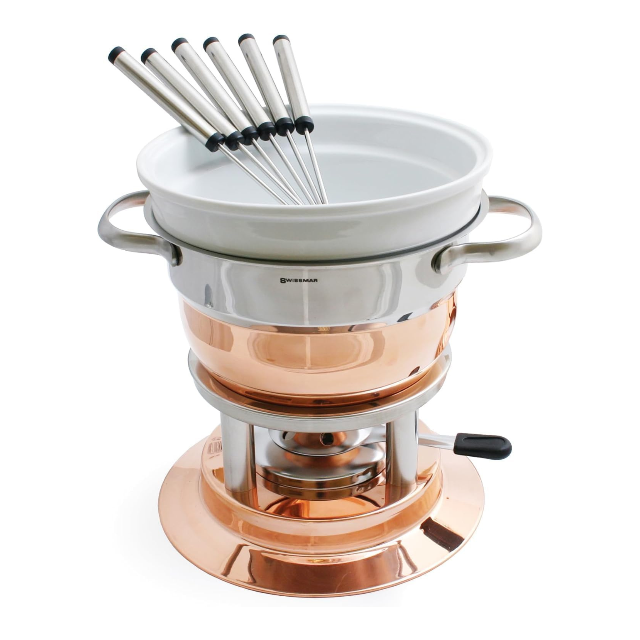 Ensemble à fondue en cuivre Lausanne - Swissmar