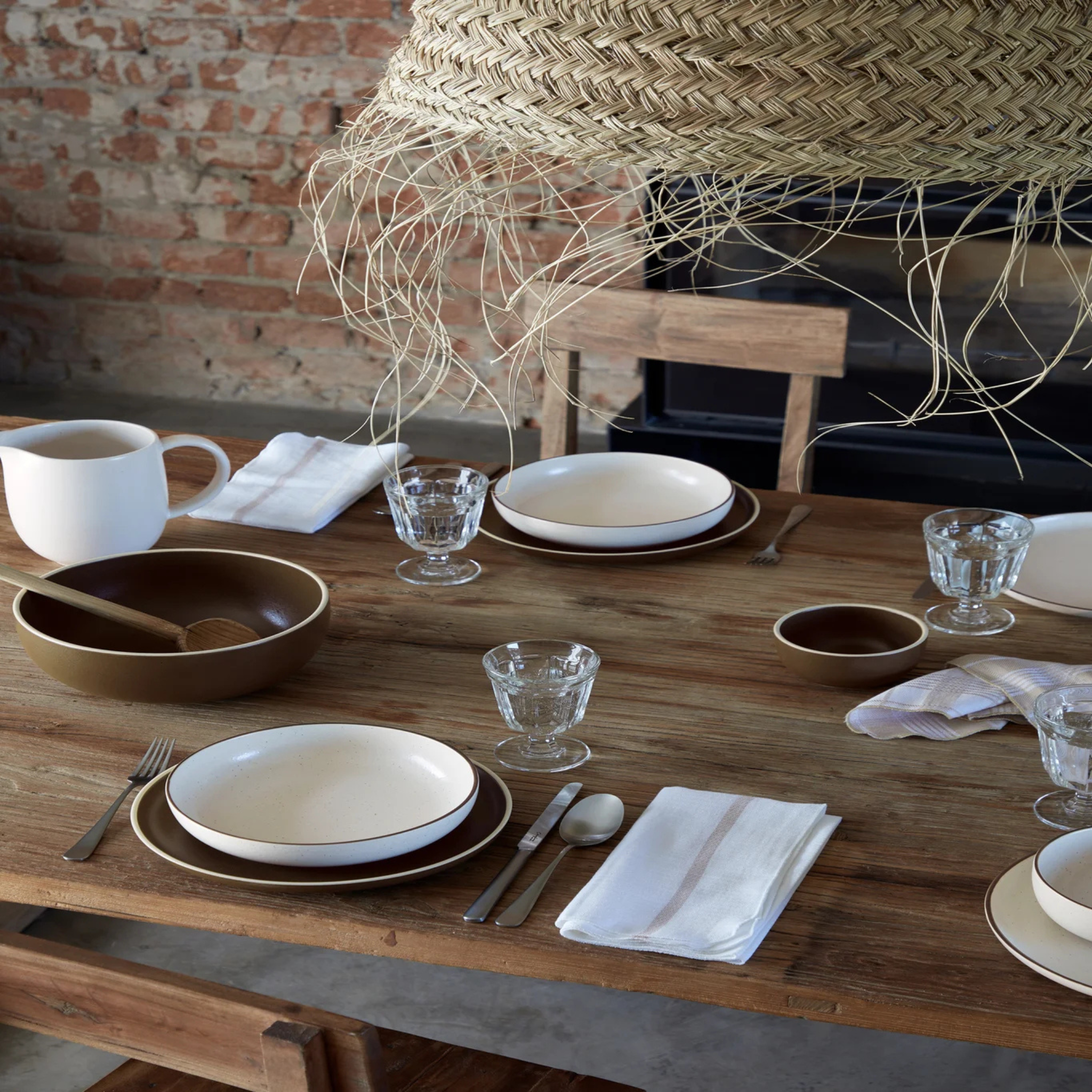 Bol à soupe/pâtes Monterosa Crème-Cacao - Costa Nova