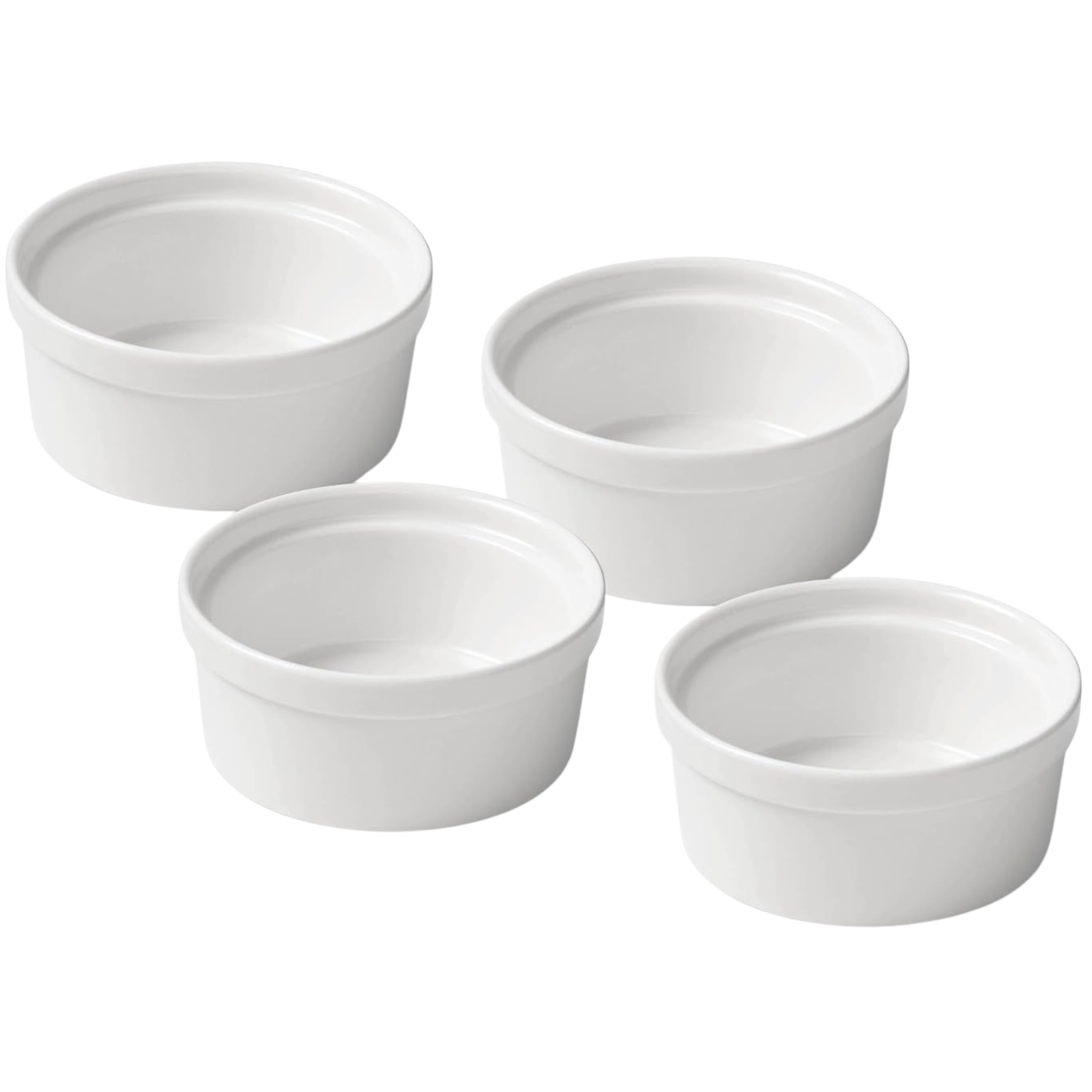 Set of 4 porcelain ramekins 120ml - Starfrit