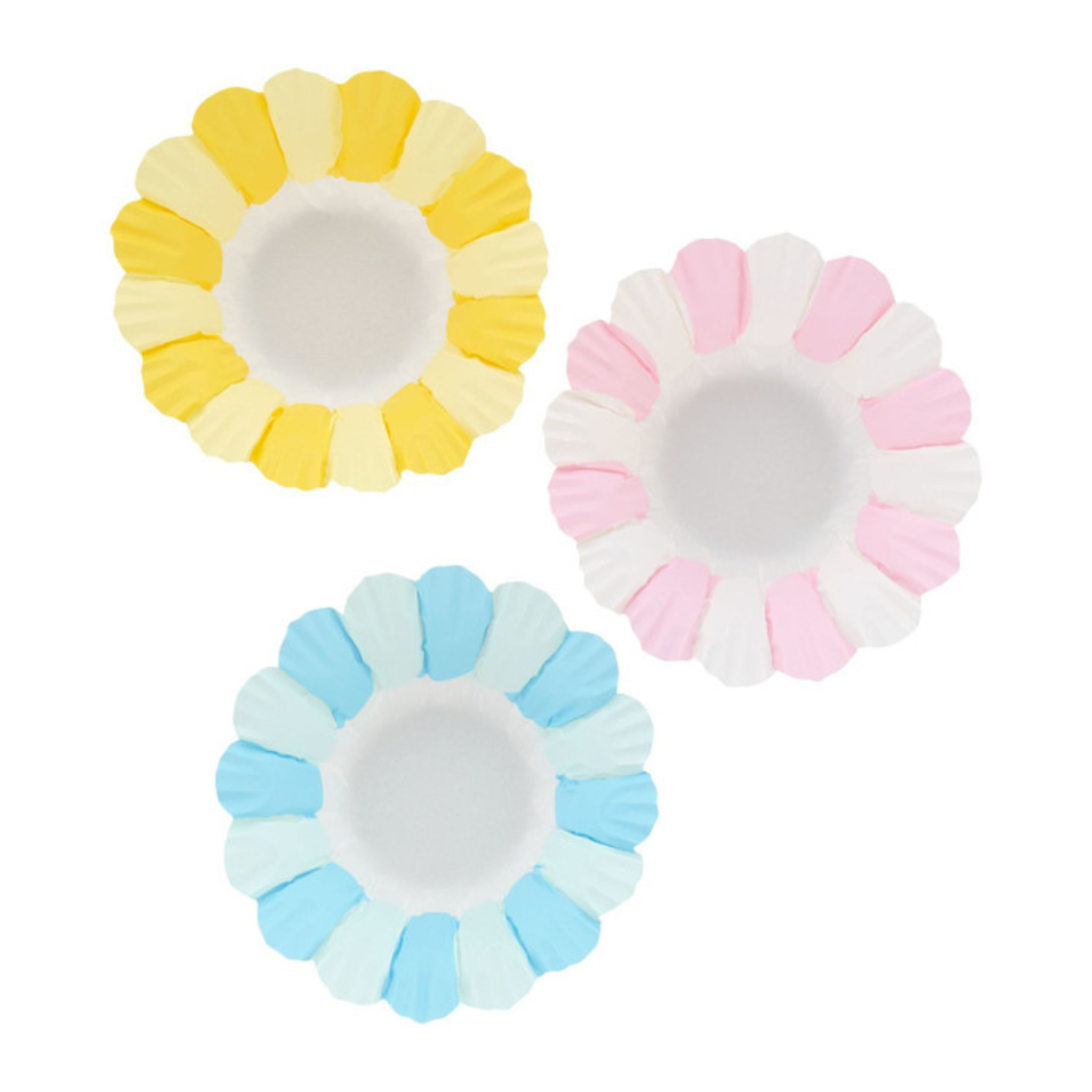 Ensemble de 12 caissettes à cupcakes fleurs - Wilton