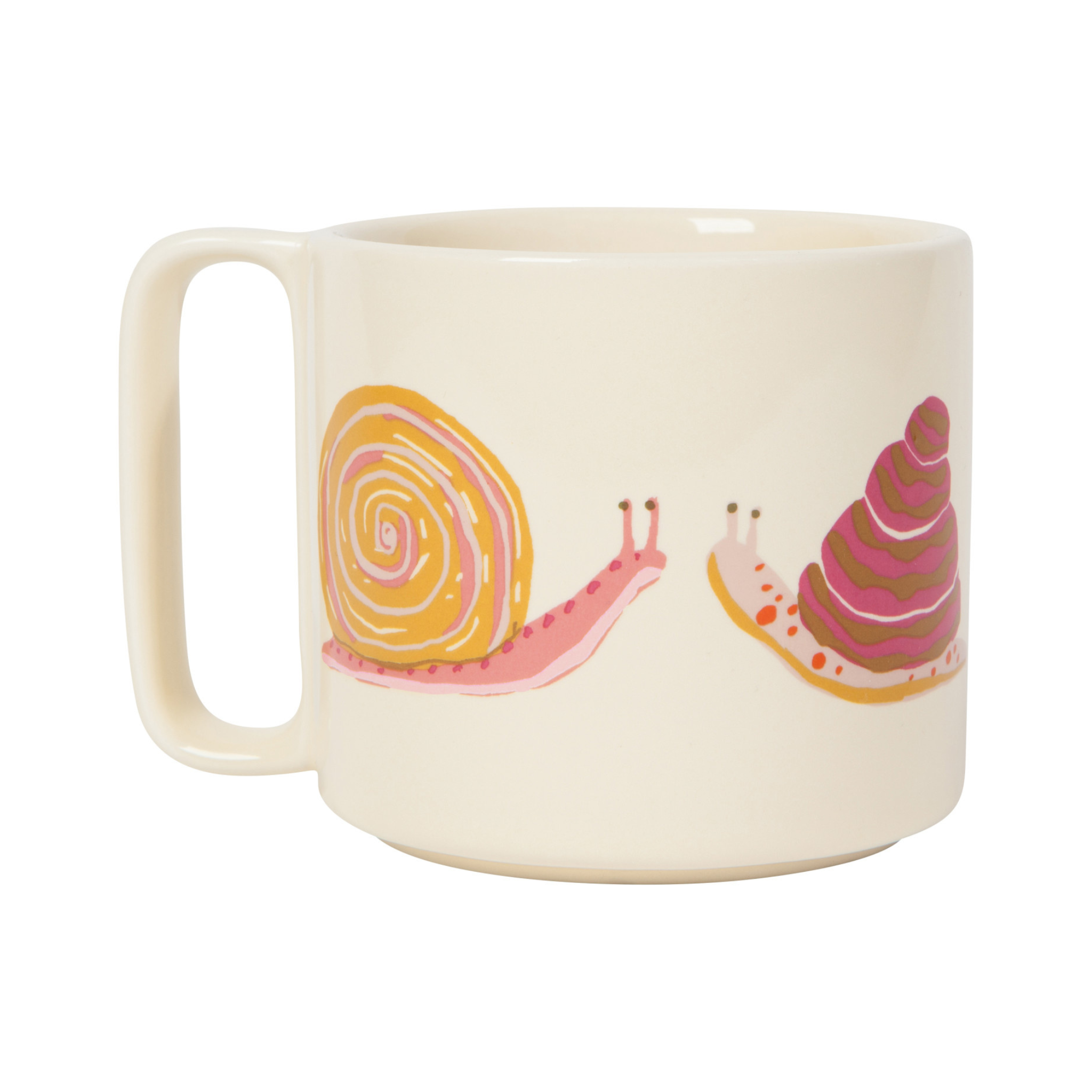 Tasse Beige avec escargots 11 oz - Danica